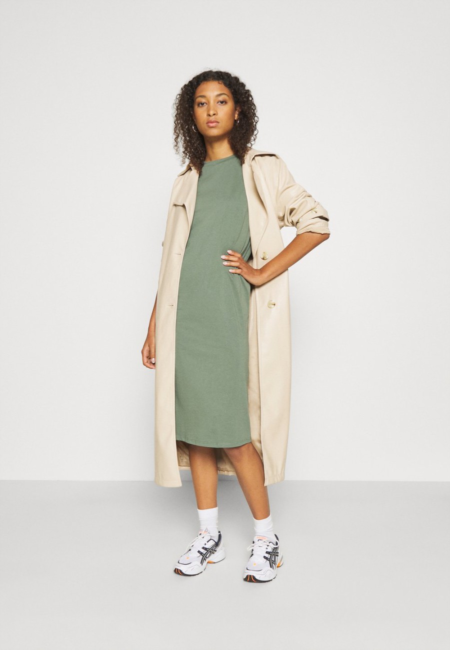 Cheap En promotion Even&Odd Basic midi Jerseykleid – Robe en jersey robes col rond femme XS