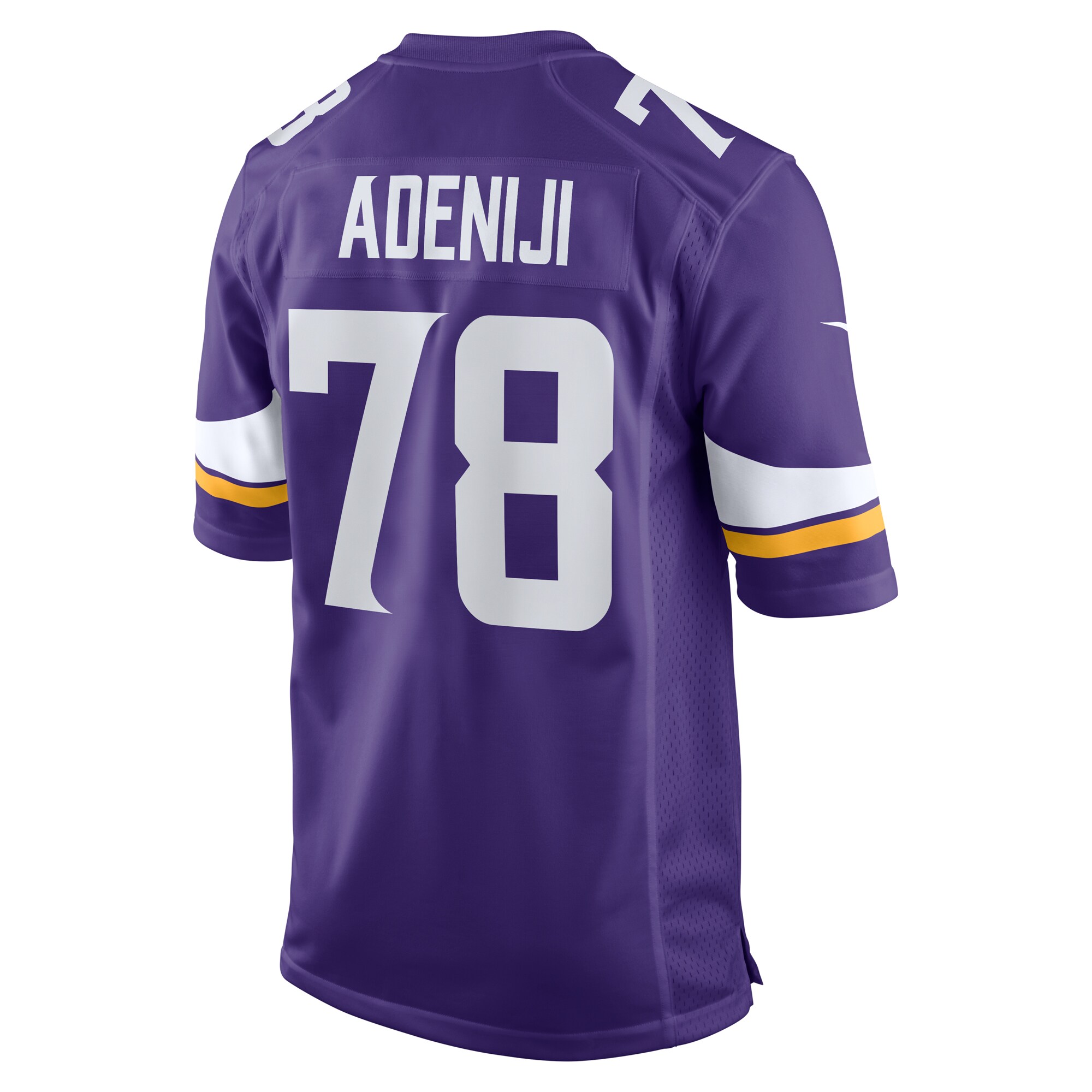 Hakeem Adeniji Minnesota Vikings Nike Team Game Jersey -  Purple