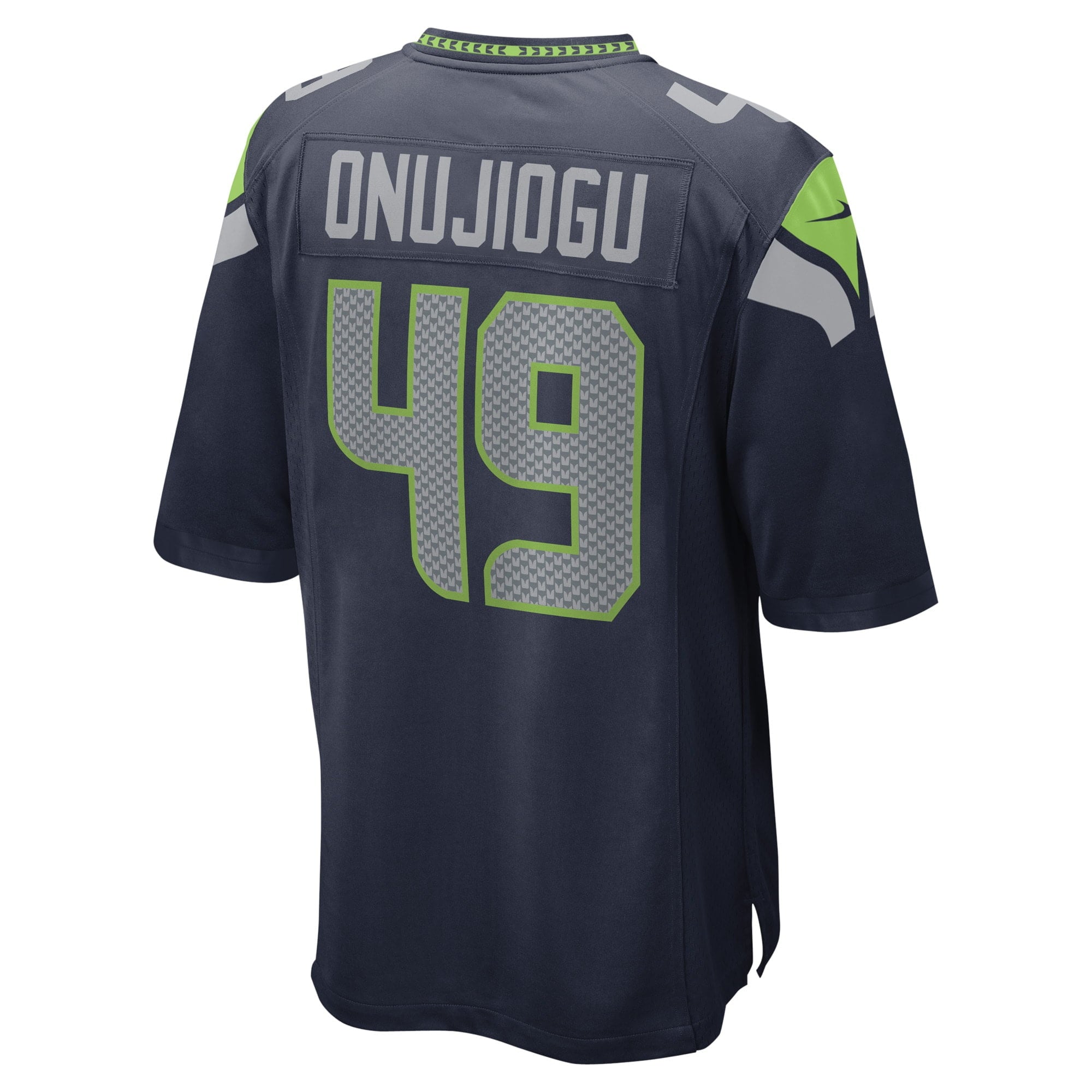 Men's Nike Joshua Onujiogu College Navy Seattle Seahawks Game Player Jersey