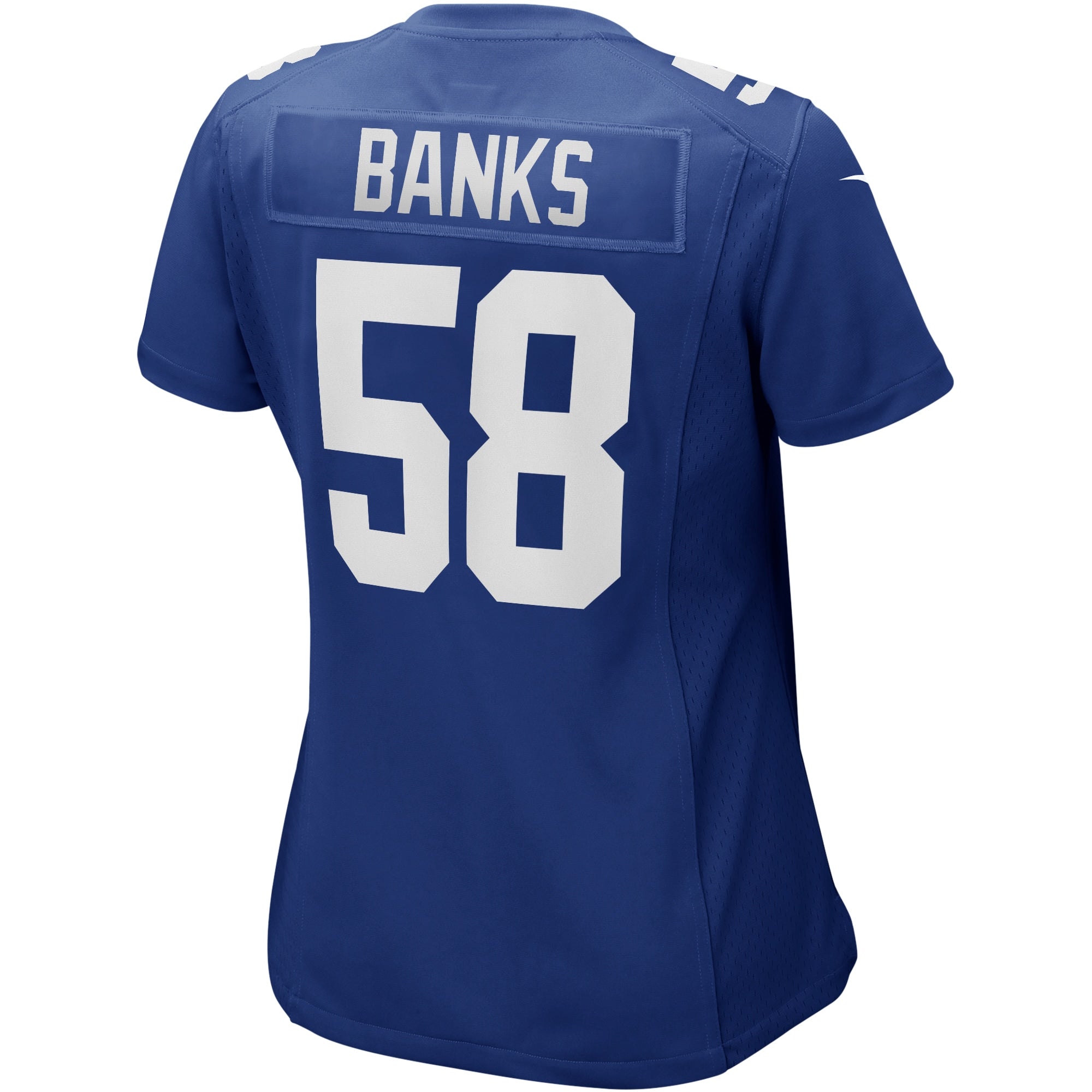 Women's Nike Carl Banks Royal New York Giants Game Retired Player Jersey