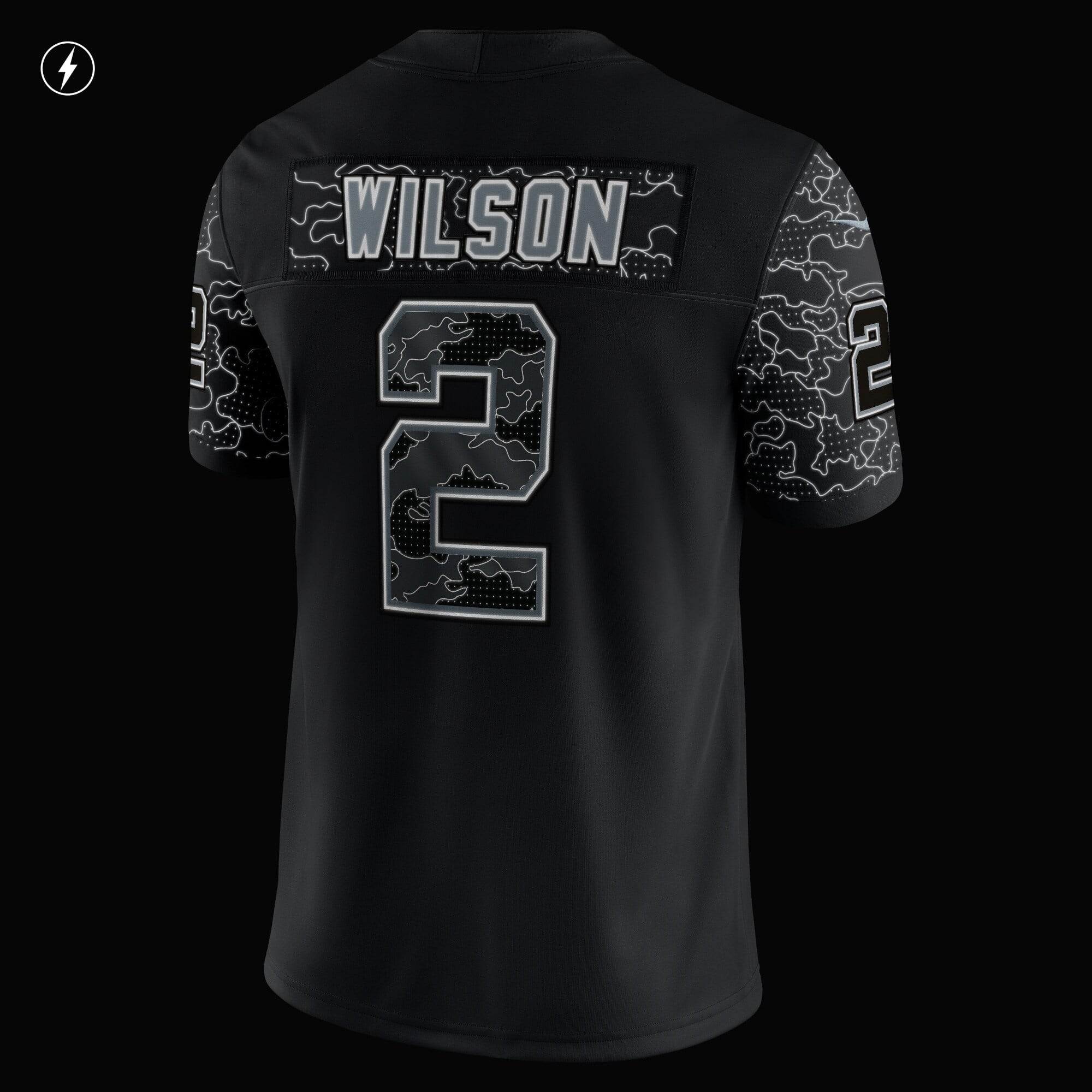 Men's Nike Zach Wilson Black New York Jets RFLCTV Limited Jersey