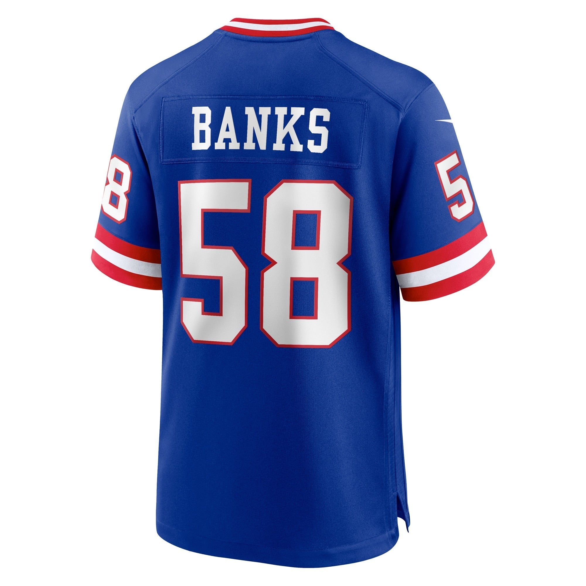 Men's Nike Carl Banks Royal New York Giants Classic Retired Player Game Jersey