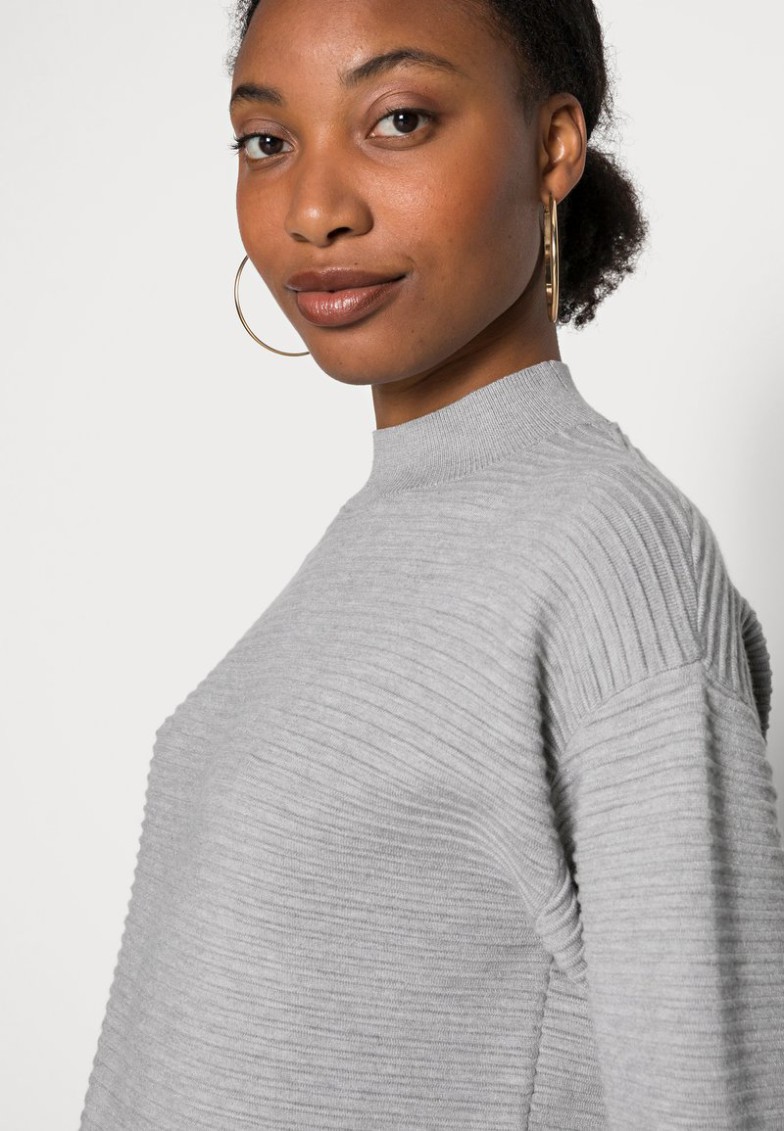 Clearance Anna Field Ottoman Jumper – Jersey De Punto – Mottled Light Grey, Mujer L