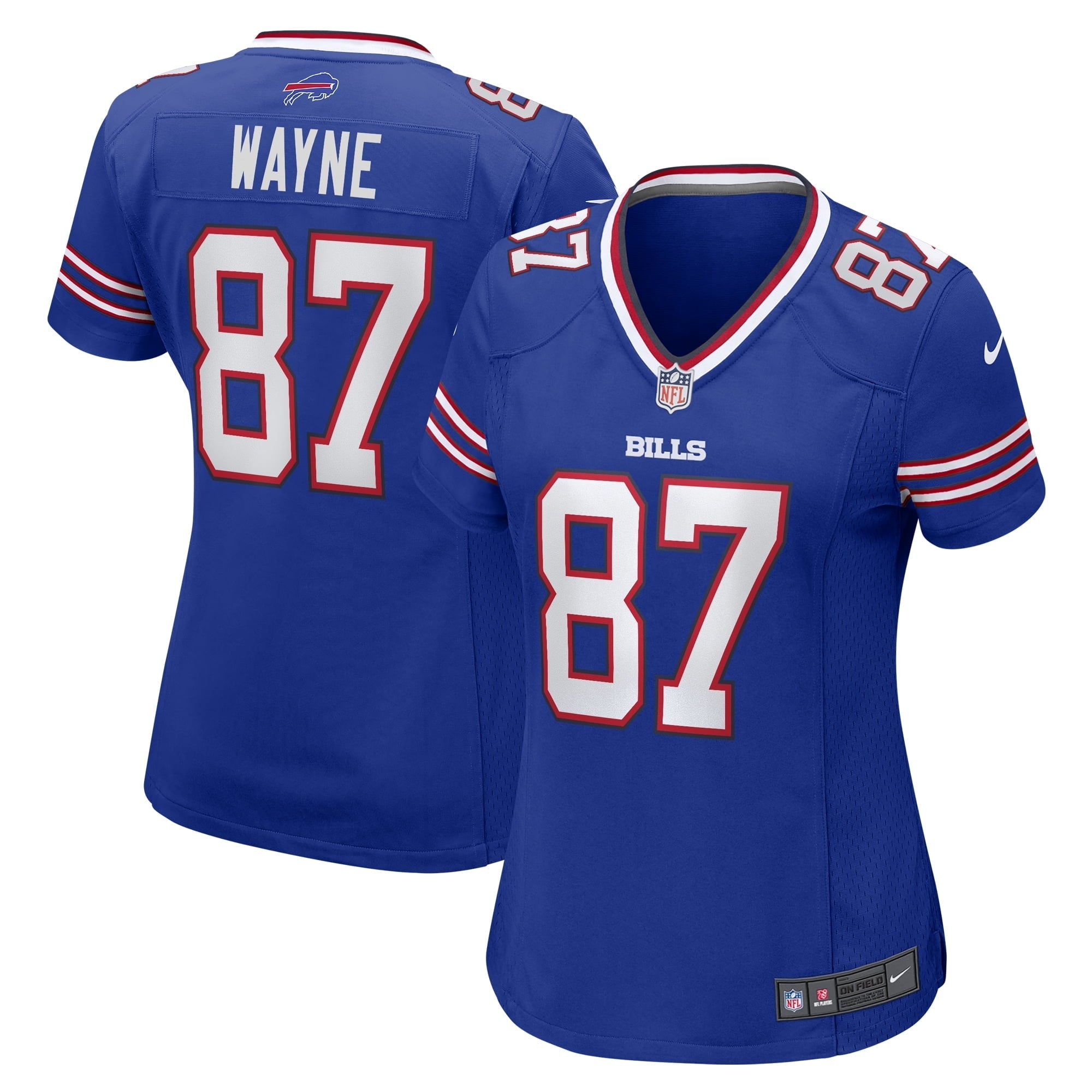 Women's Nike Jalen Wayne Royal Buffalo Bills Team Game Jersey