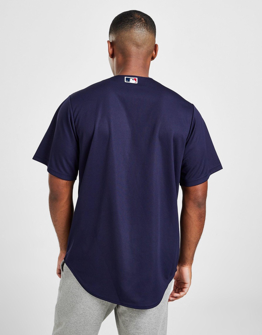 Discount Nike MLB Boston Red Sox Alternate Jersey Blå S
