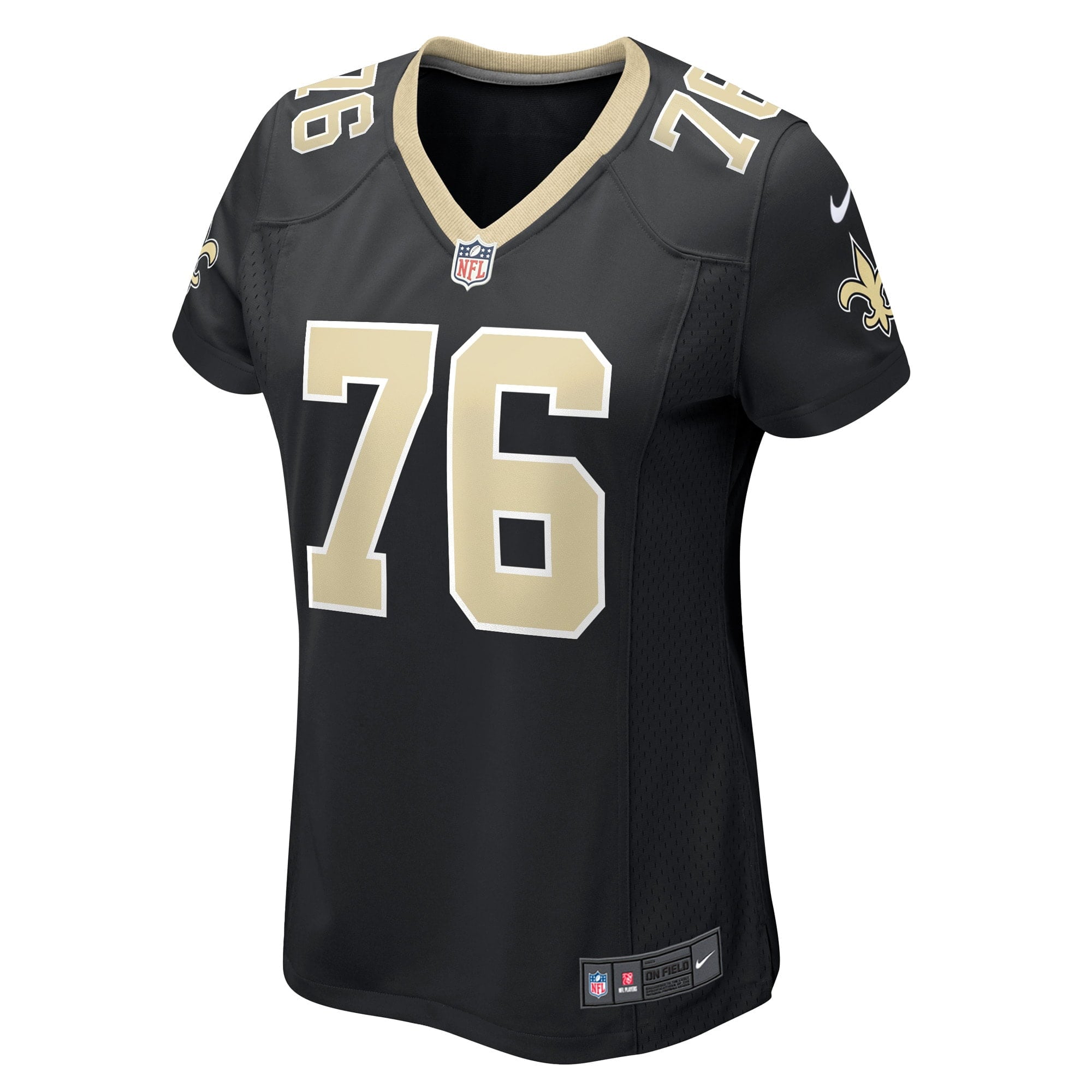 Women's Nike Calvin Throckmorton Black New Orleans Saints Game Player Jersey