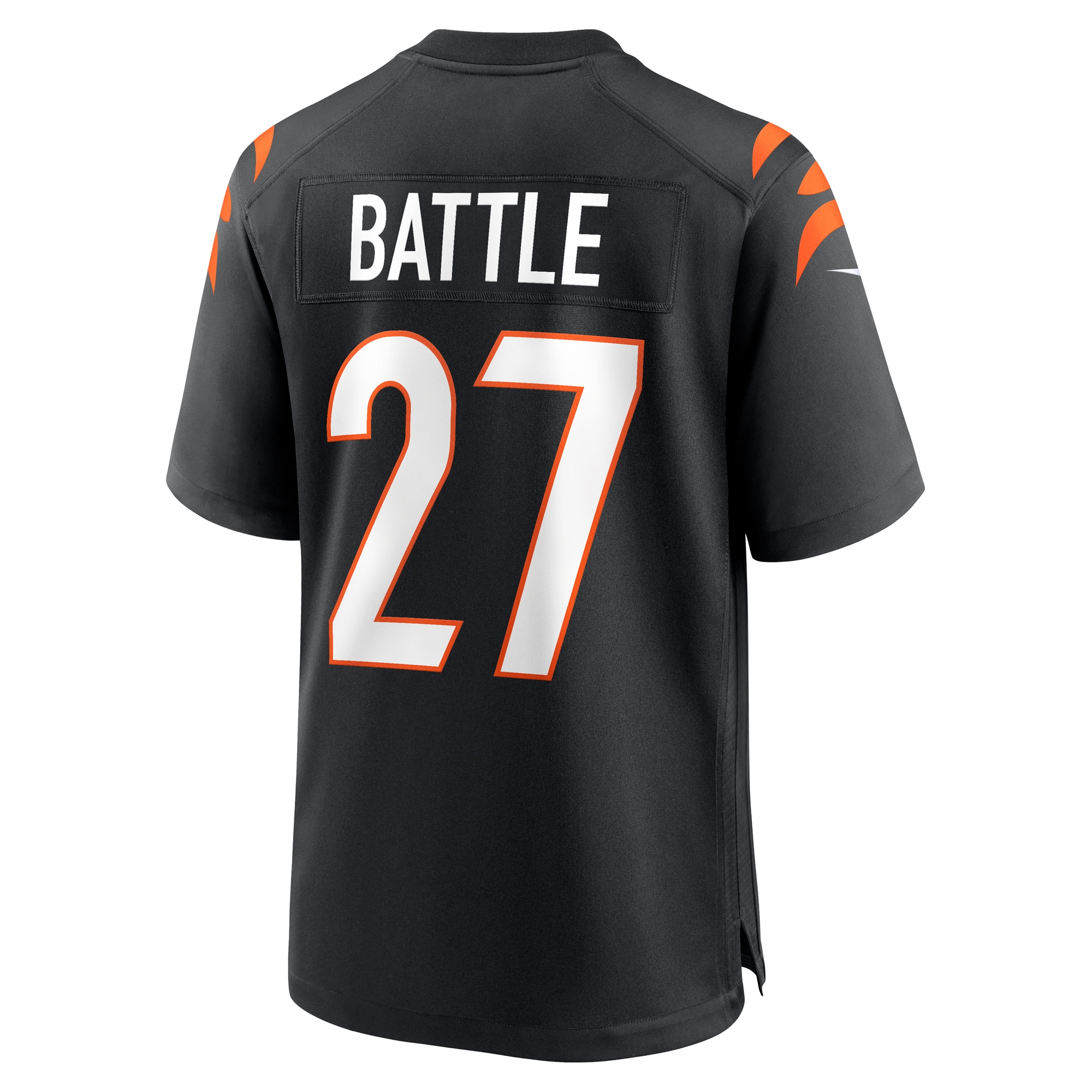 Jordans Battle Cincinnati Bengals Nike Team Game Jersey -  Black