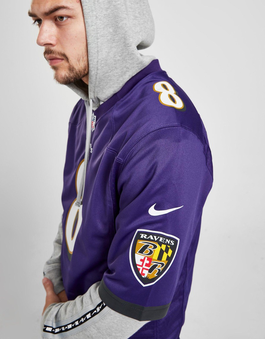 Outlet Nike NFL Baltimore Ravens Jackson #8 Jersey Lilla S