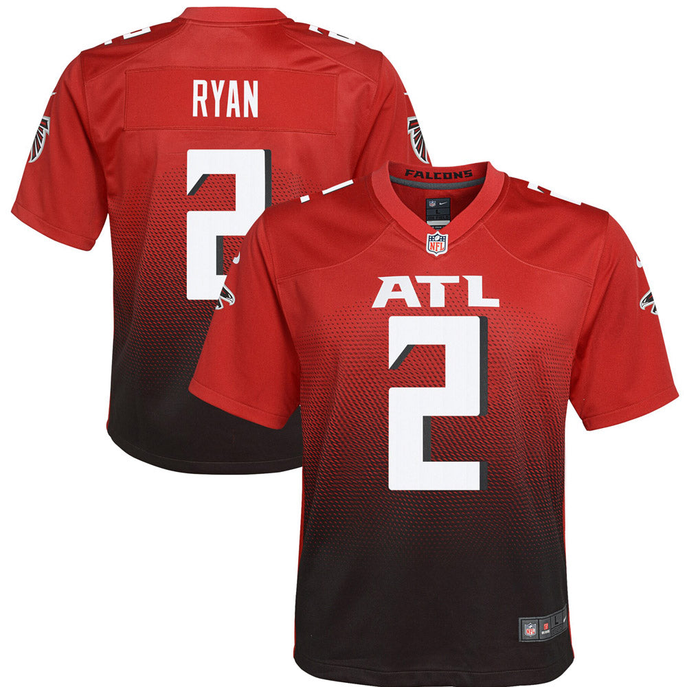 Youth Atlanta Falcons Matt Ryan 2nd Alternate Game Jersey Red