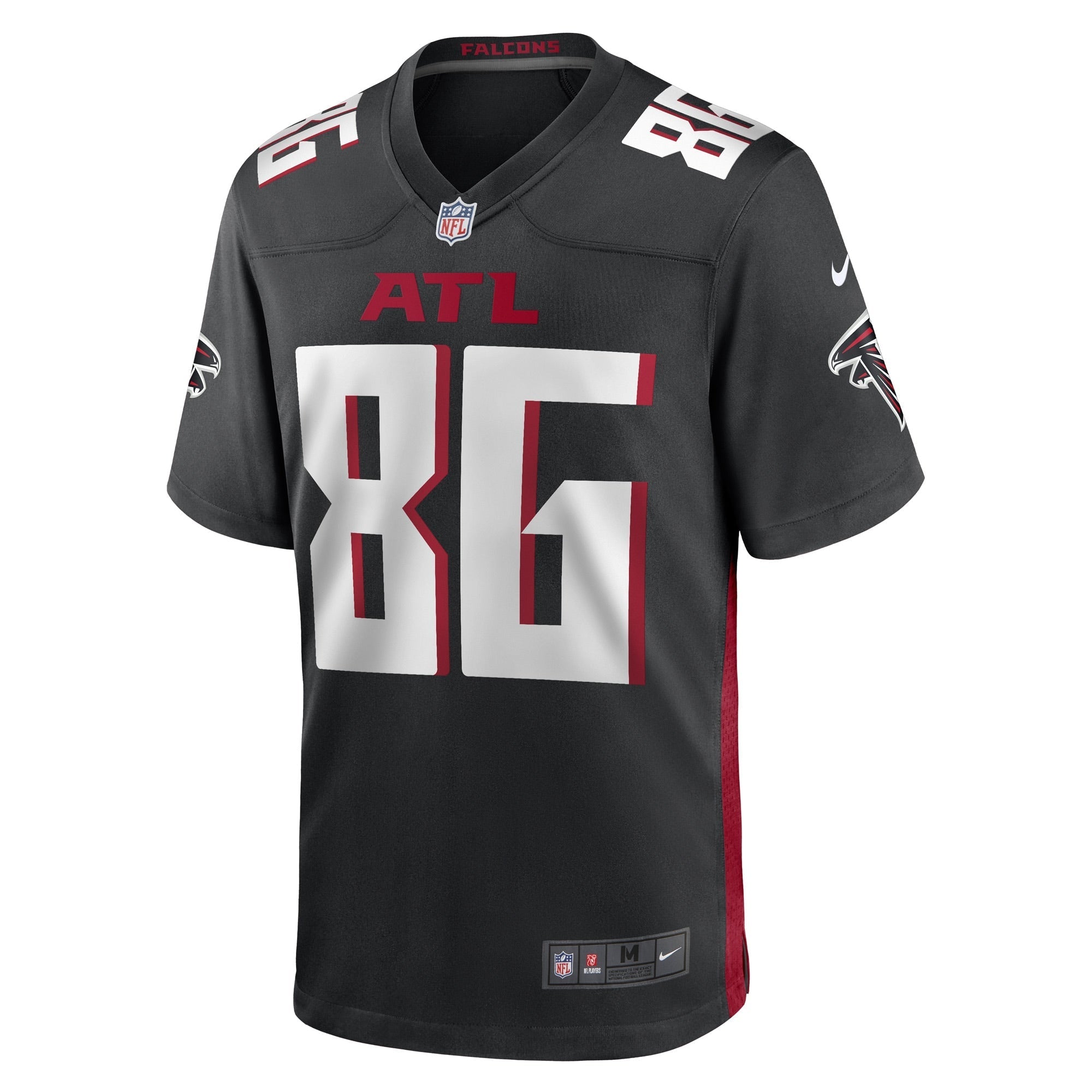Men's Nike Anthony Firkser Black Atlanta Falcons Game Player Jersey