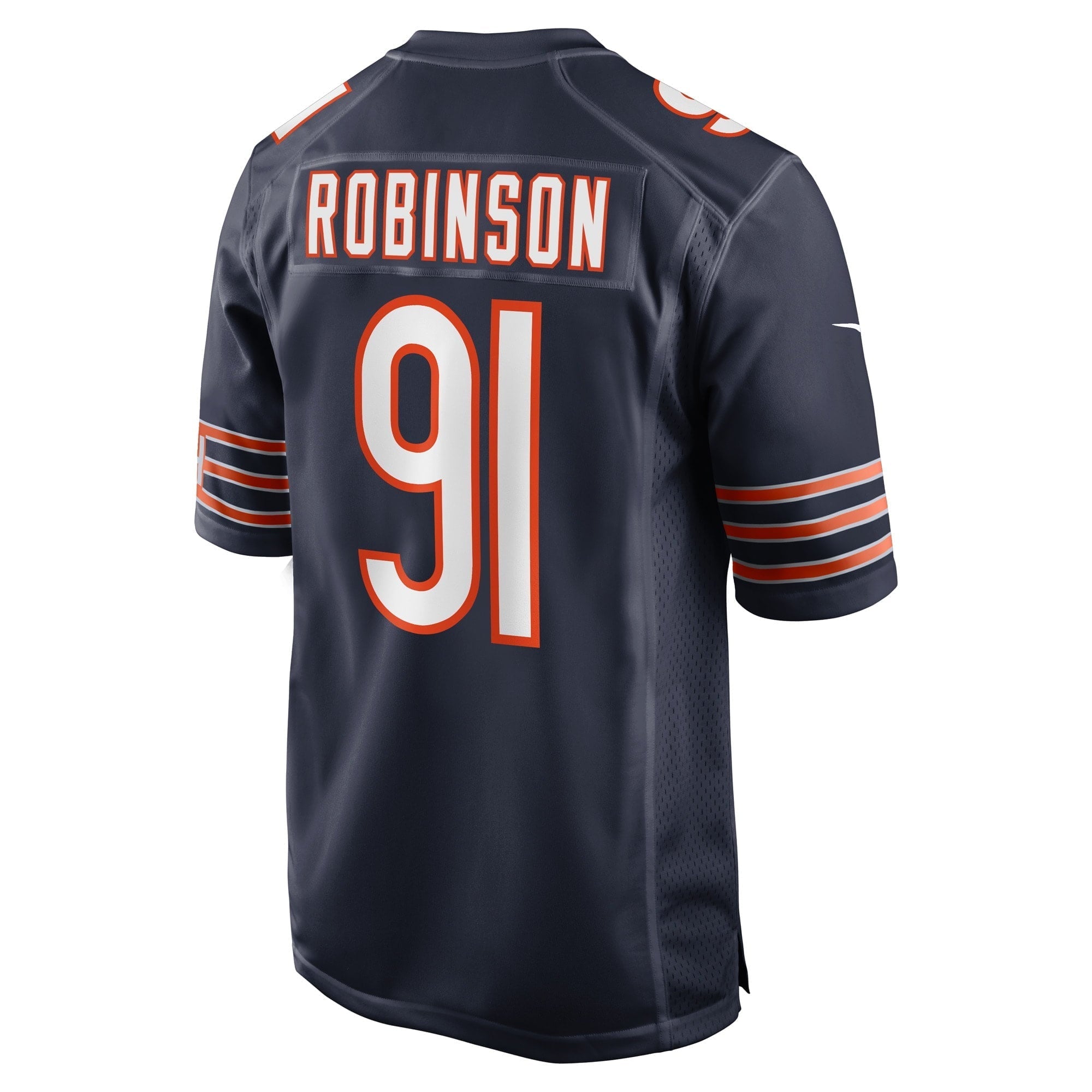 Men's Nike Dominique Robinson Navy Chicago Bears Game Player Jersey
