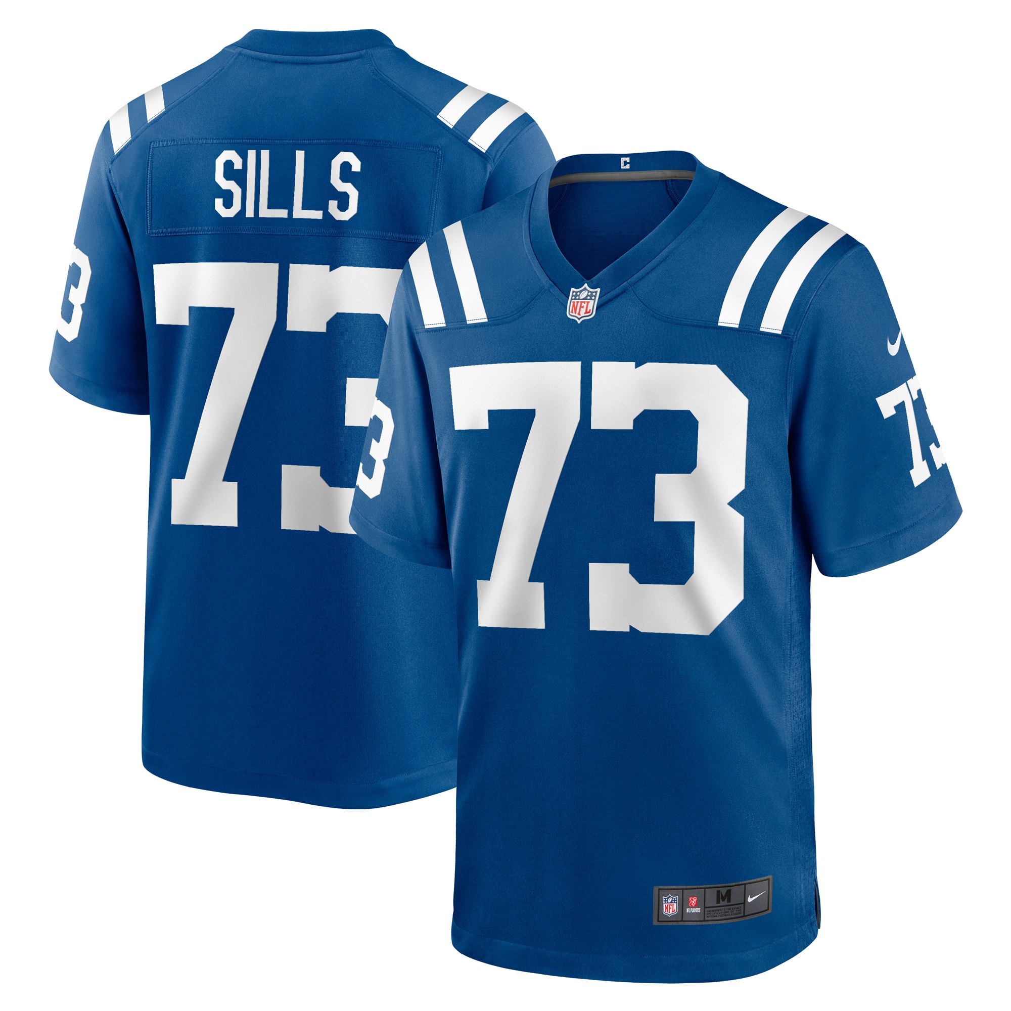 Josh Sills Indianapolis Colts Nike Team Game Jersey -  Royal