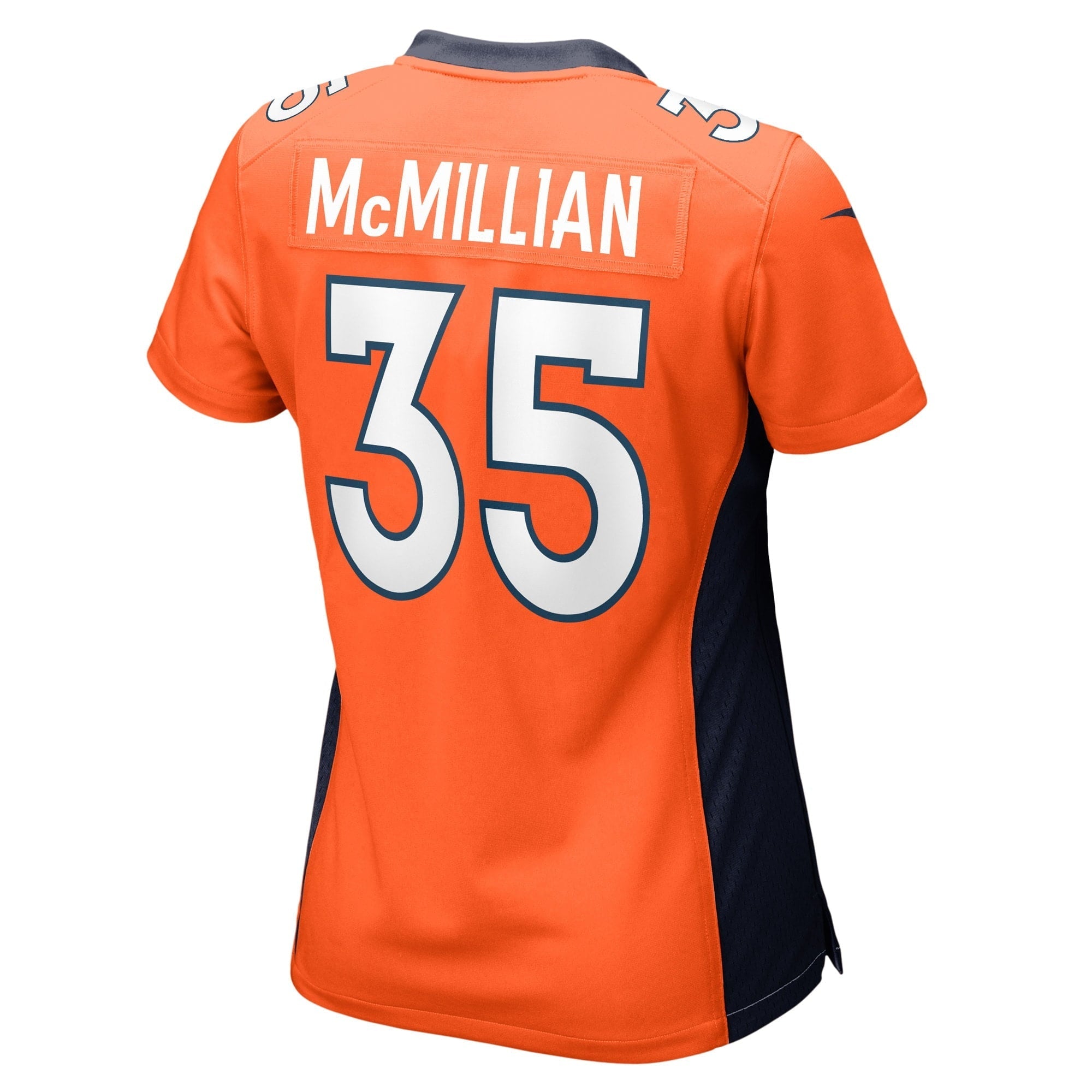 Women's Nike JaQuan McMillian Orange Denver Broncos Game Player Jersey