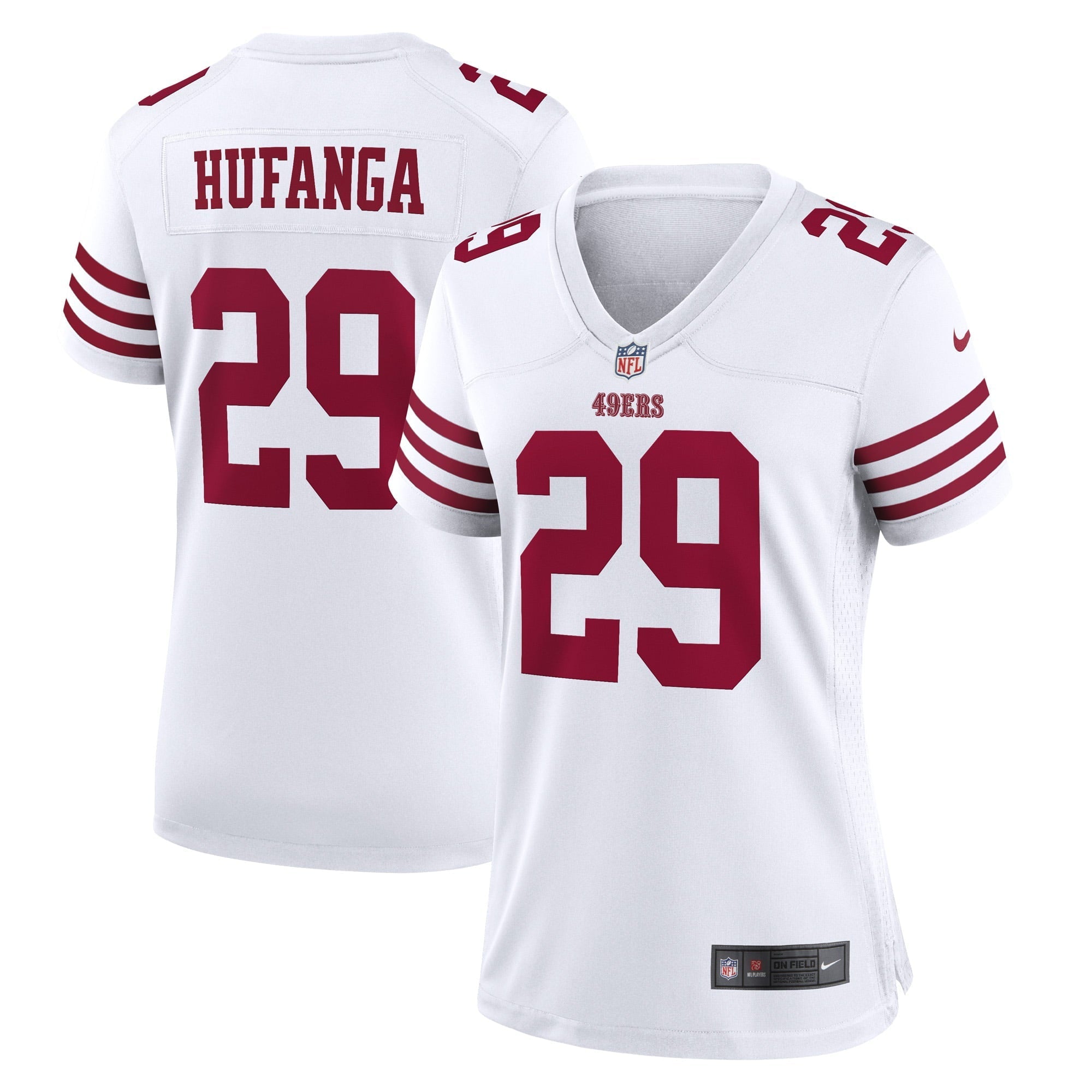 Women's Nike Talanoa Hufanga White San Francisco 49ers Away Game Player Jersey