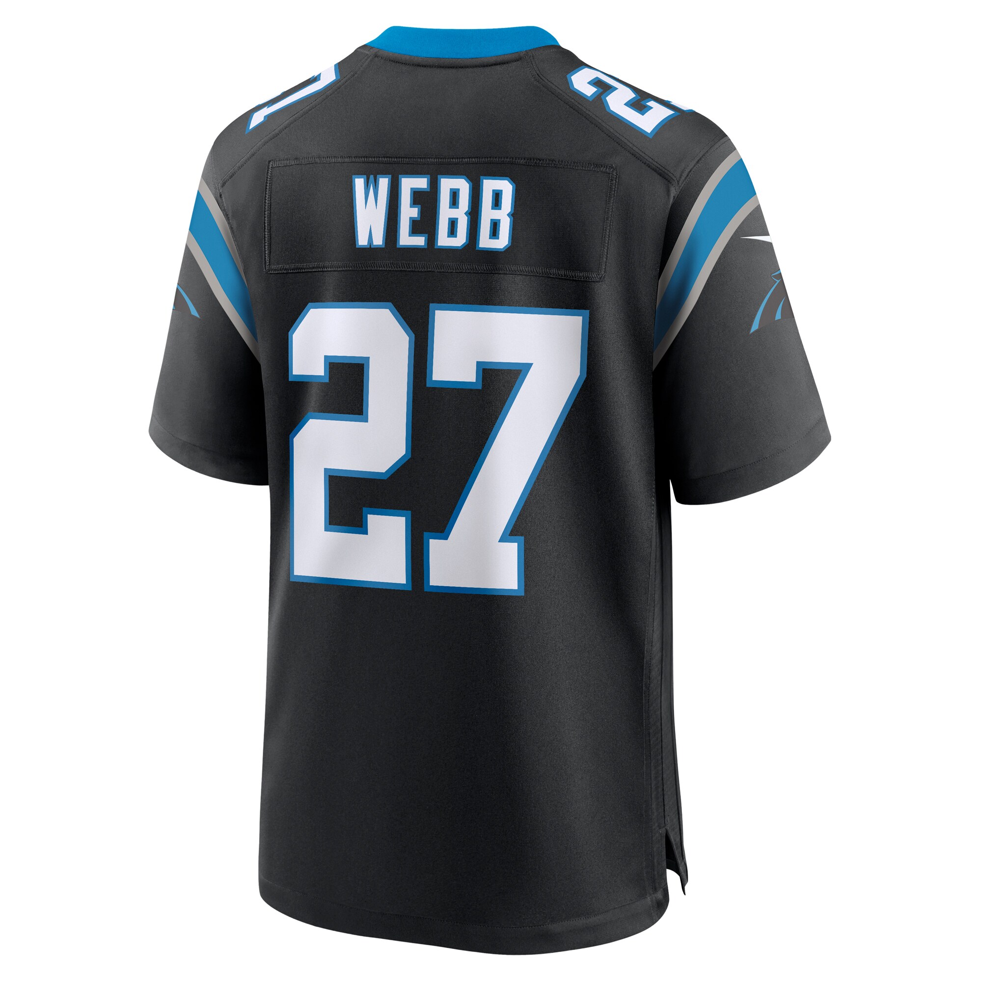 Sam Webb Carolina Panthers Nike Team Game Jersey -  Black
