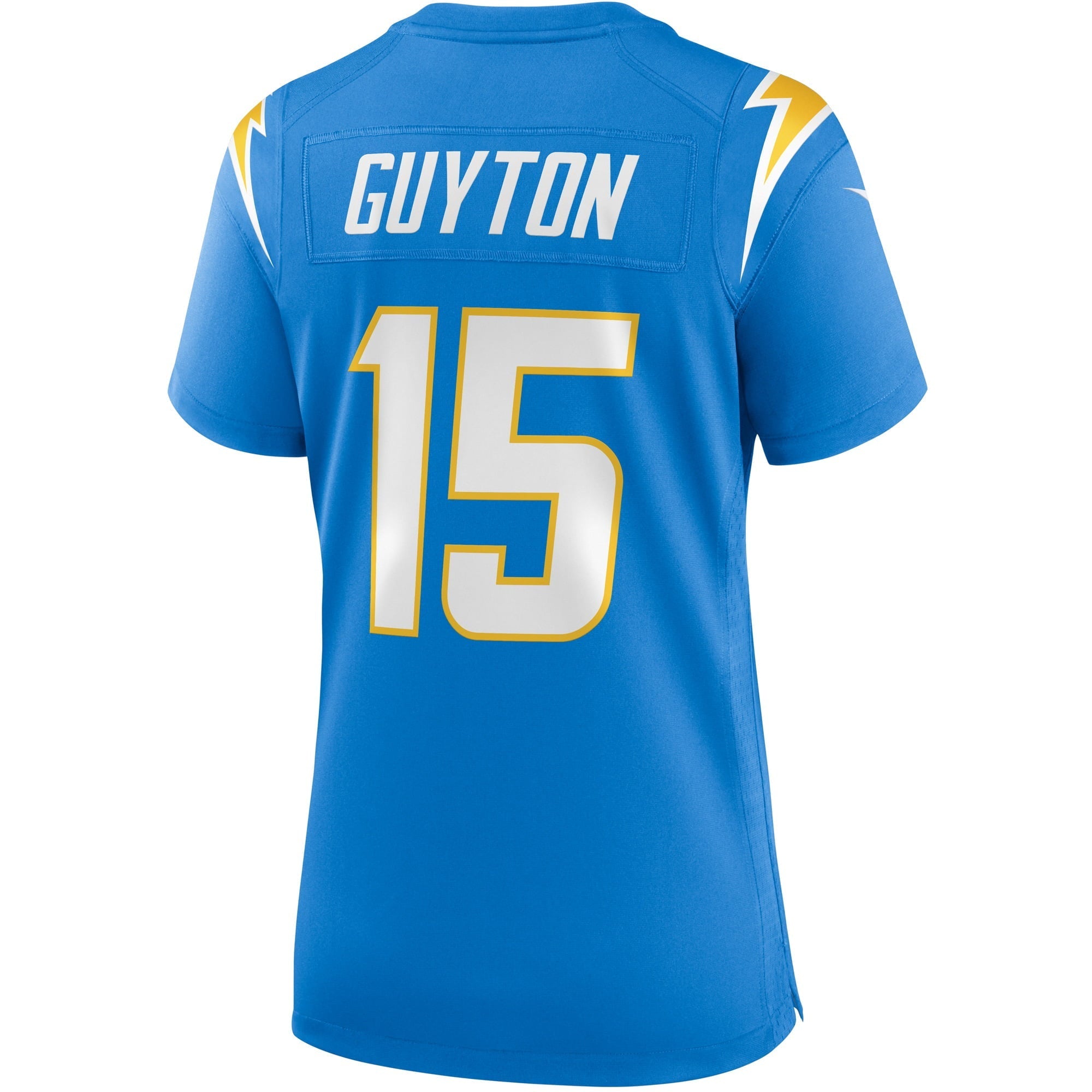 Women's Nike Jalen Guyton Powder Blue Los Angeles Chargers Game Player Jersey