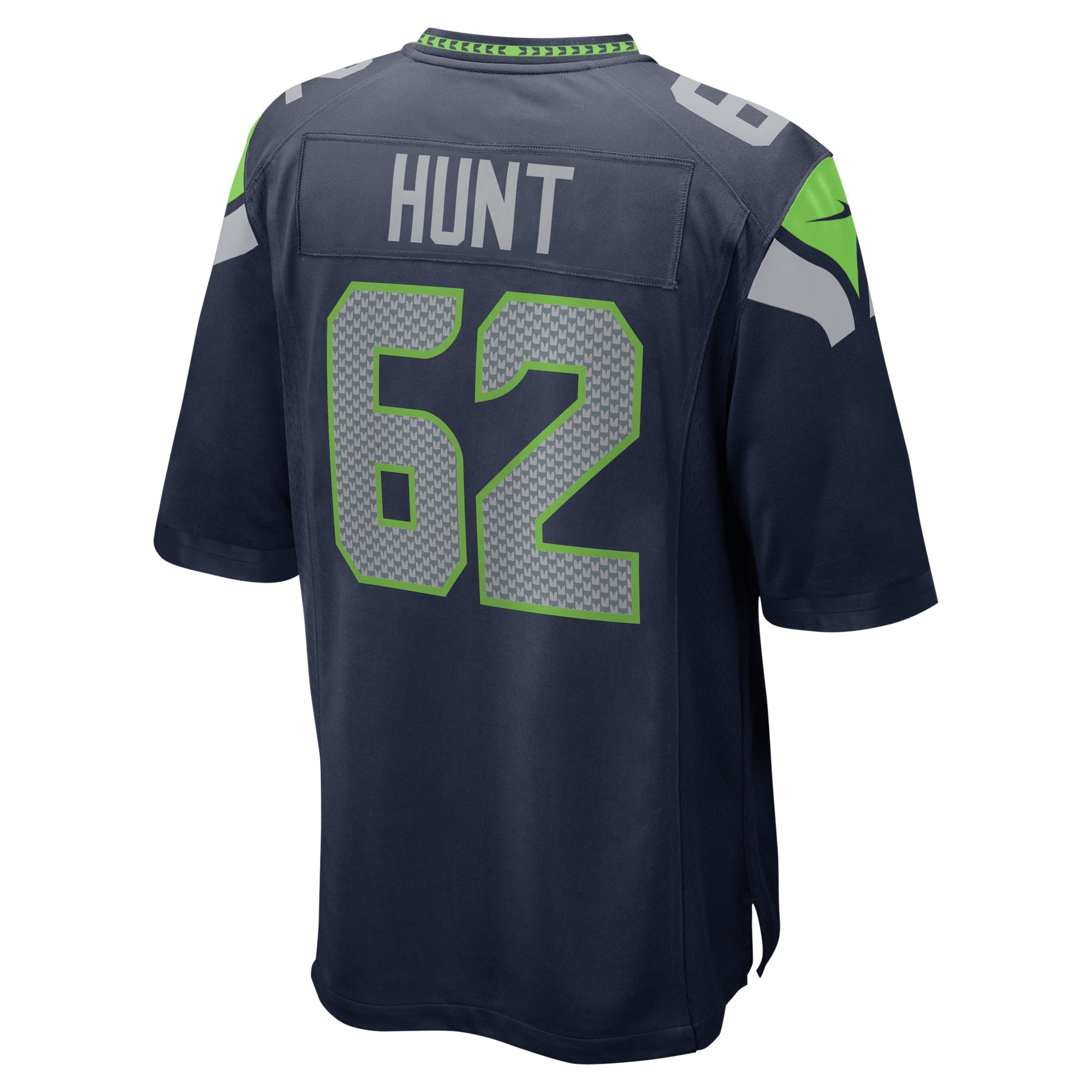 Men's Nike Joey Hunt College Navy Seattle Seahawks Home Game Player Jersey