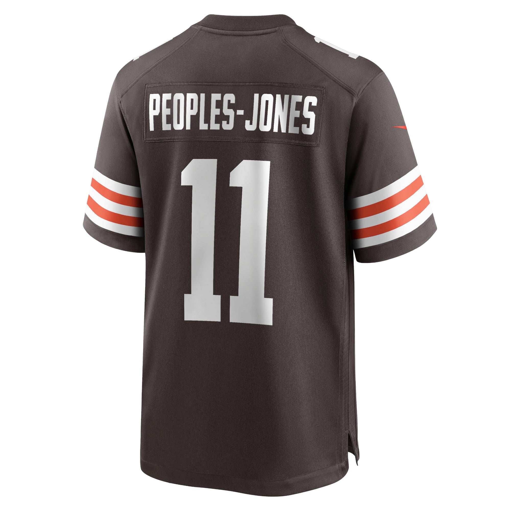 Men's Nike Donovan Peoples-Jones Brown Cleveland Browns Team Game Jersey