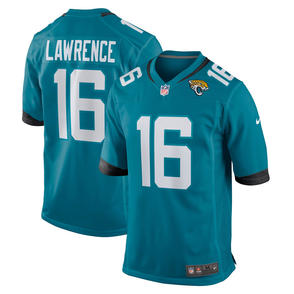 Youth Jacksonville Jaguars Trevor Lawrence Game Jersey Teal