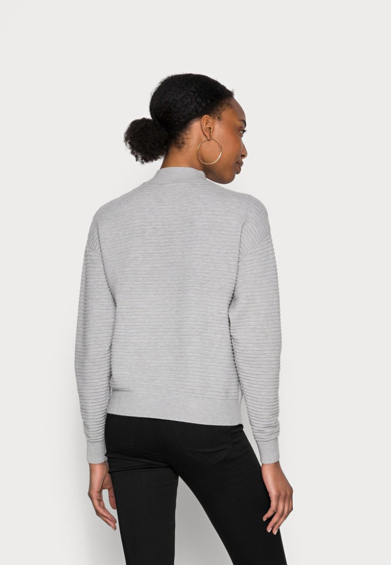 Clearance Anna Field Ottoman Jumper – Jersey De Punto – Mottled Light Grey, Mujer L