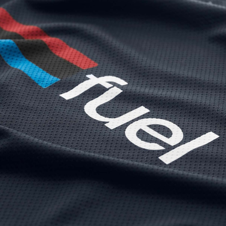 Cheap Fuel Motorcycles Long Sleeve T’s Fuel Rally Raid Jersey Blue