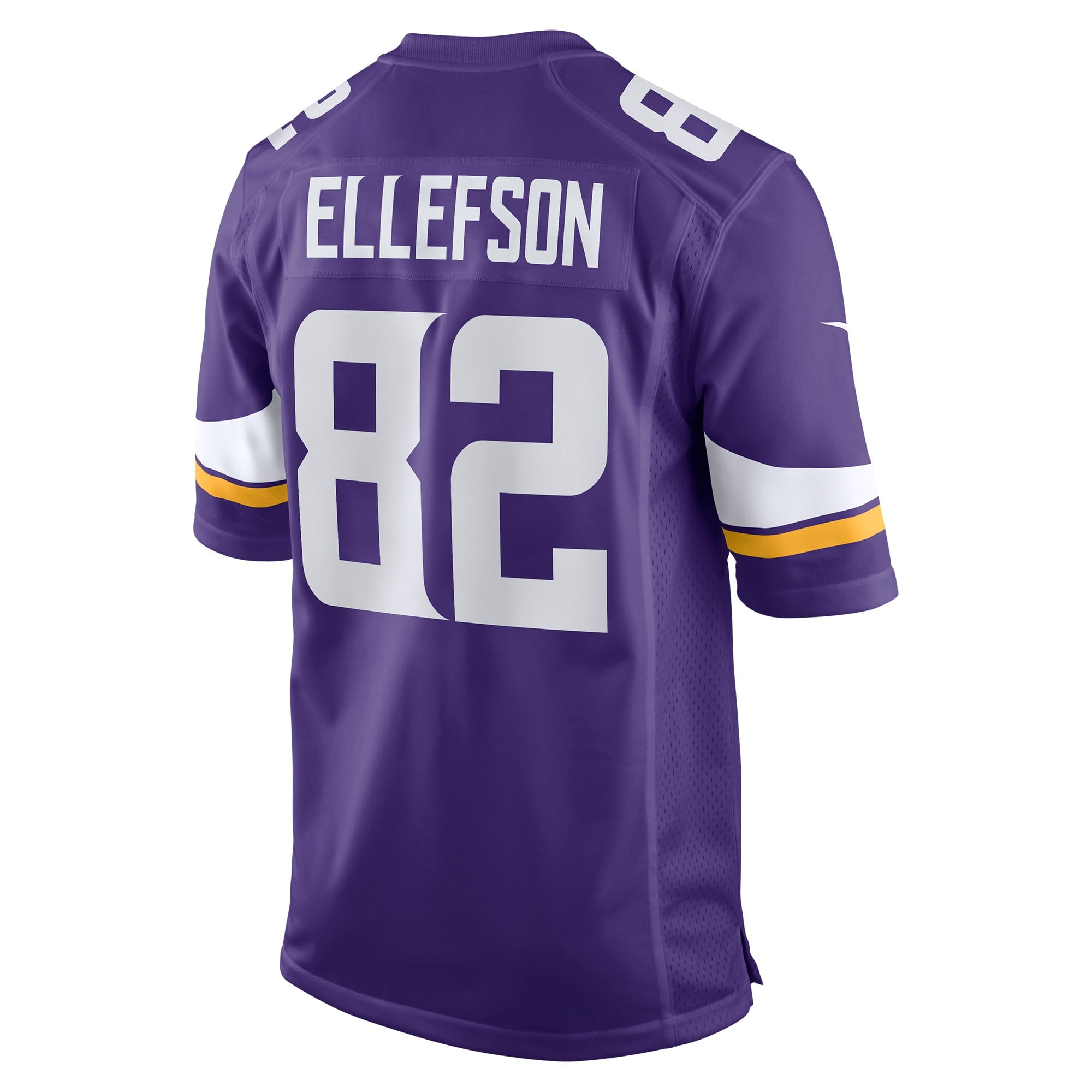Men's Nike Ben Ellefson Purple Minnesota Vikings Game Jersey