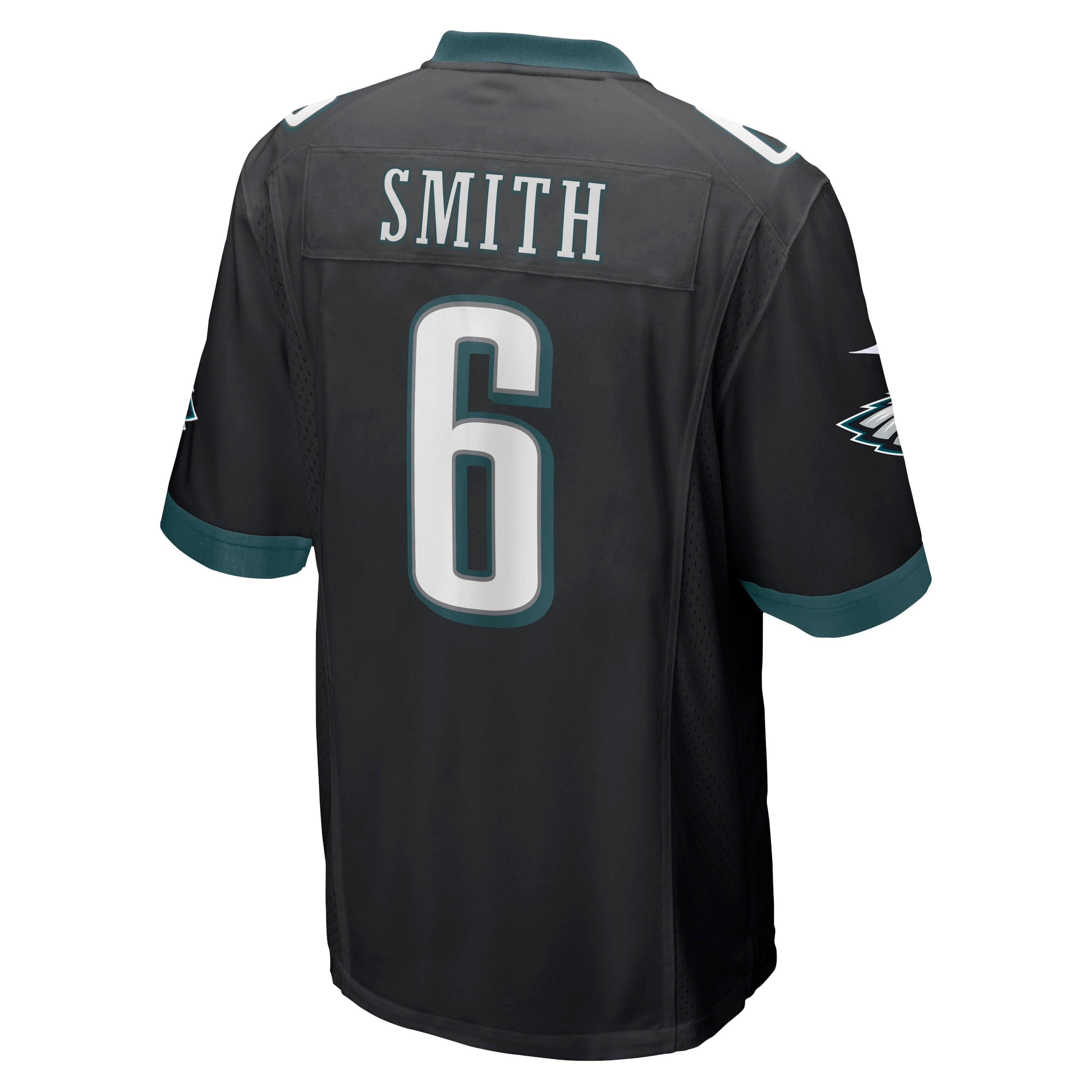 Men's Nike DeVonta Smith Black Philadelphia Eagles Game Jersey