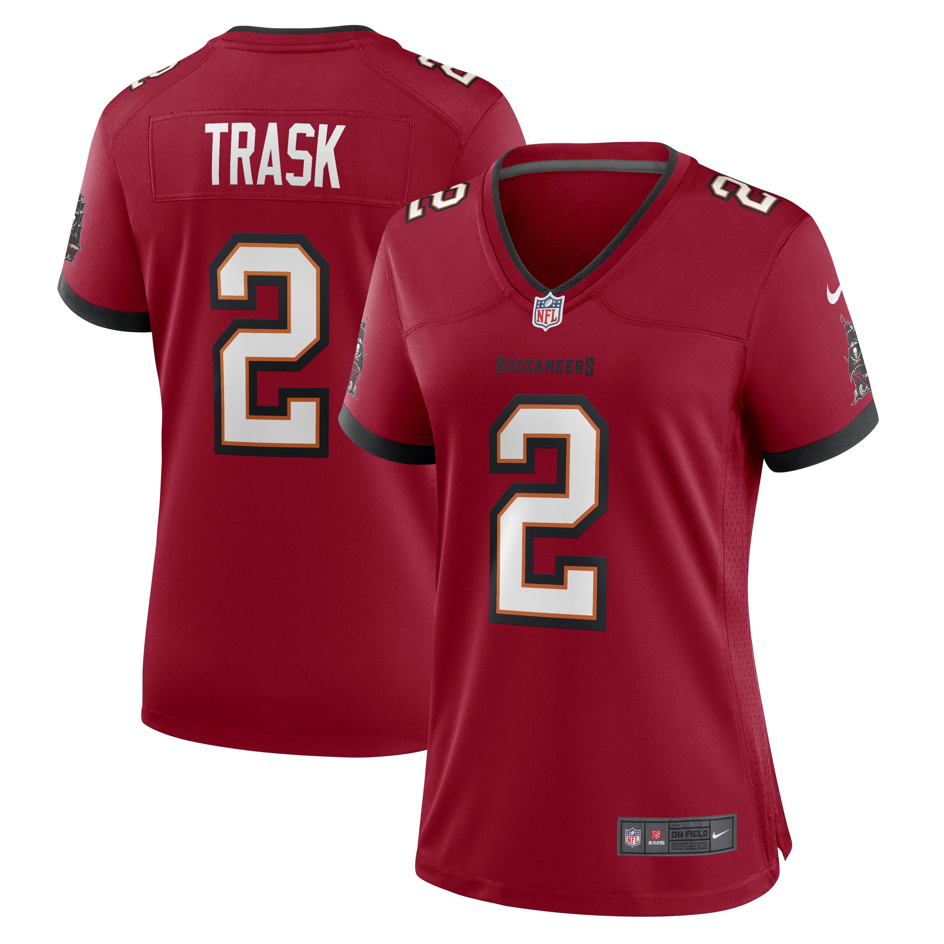 Women's Nike Kyle Trask Red Tampa Bay Buccaneers Game Jersey