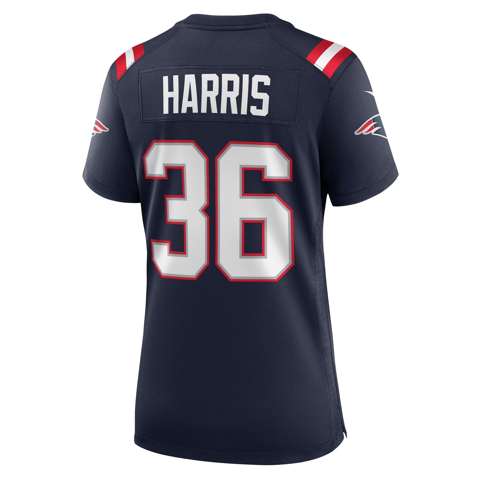 Women's Nike Kevin Harris Navy New England Patriots Game Player Jersey