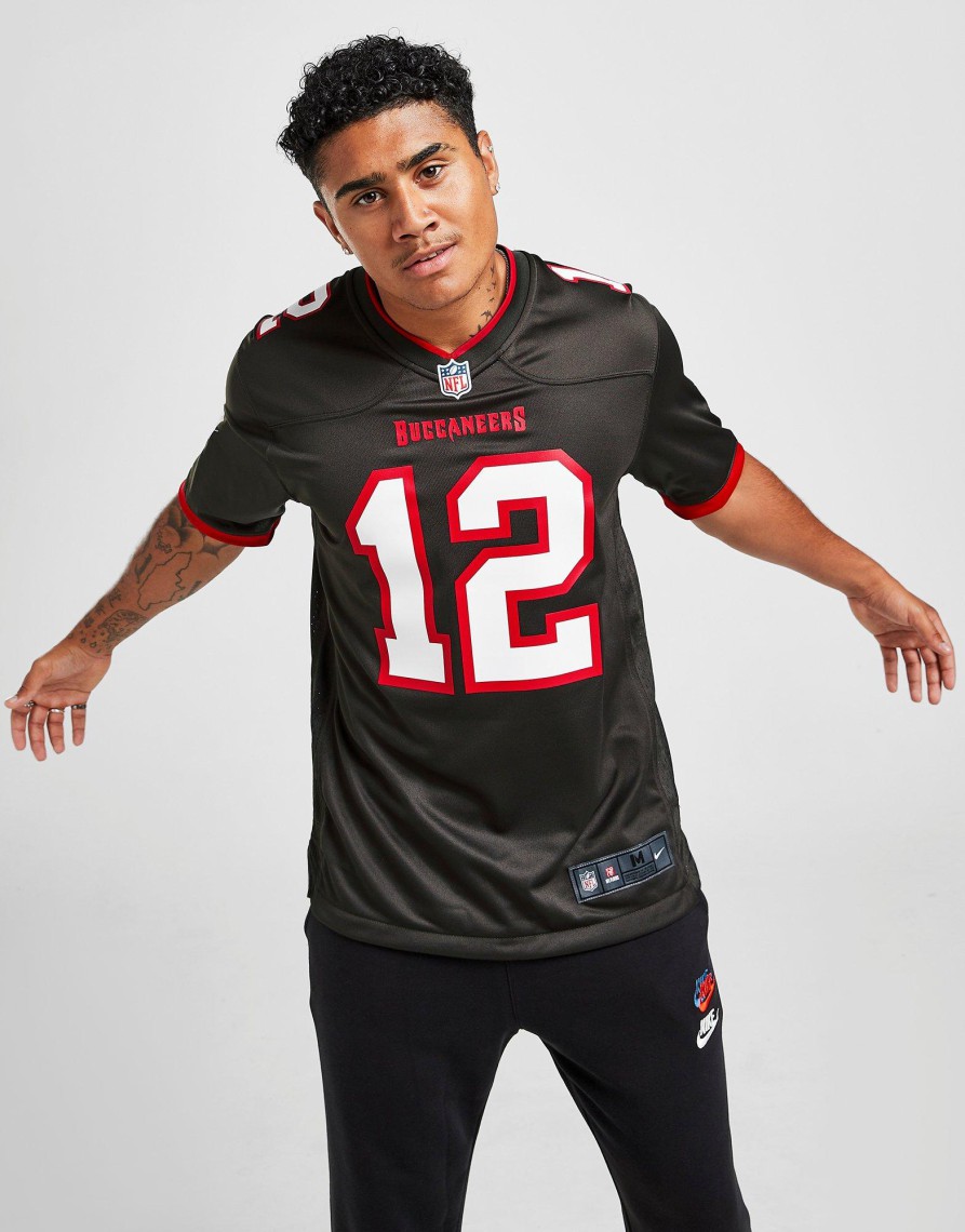 Discount Nike Tampa Bay Buccaneers Brady #12 Jersey Sort S