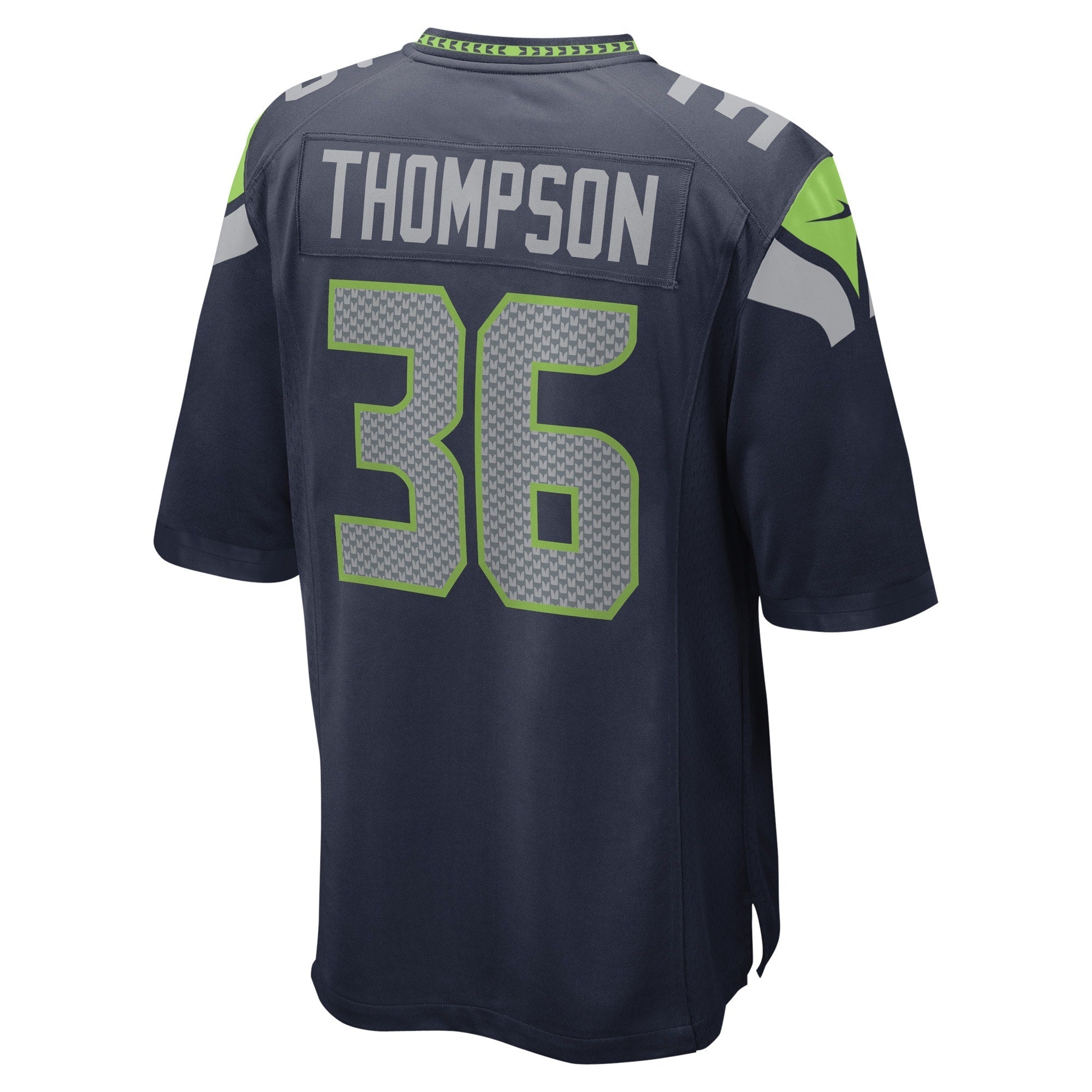 Men's Nike Darwin Thompson College Navy Seattle Seahawks Game Player Jersey