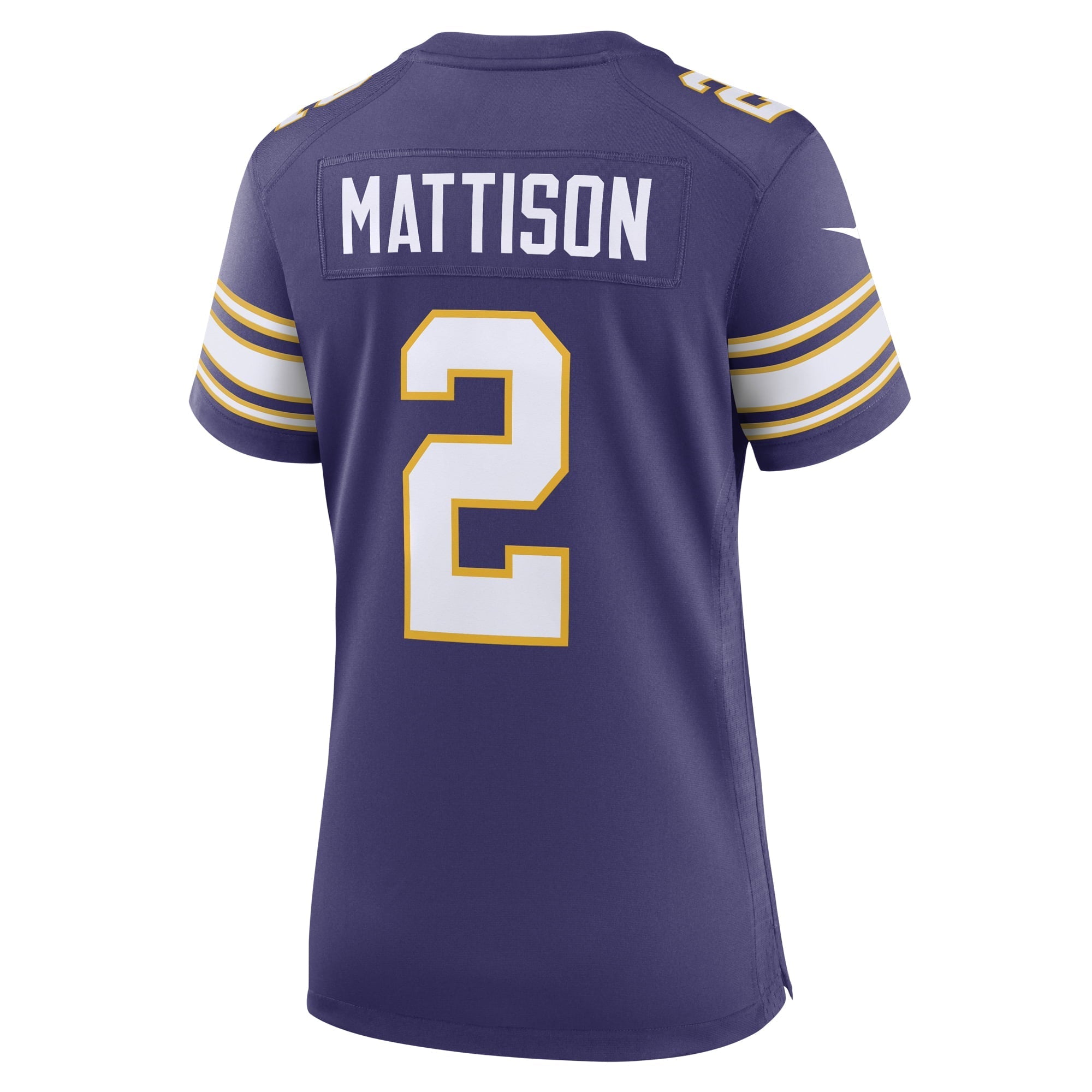 Women's Nike Alexander Mattison Purple Minnesota Vikings Classic Player Game Jersey