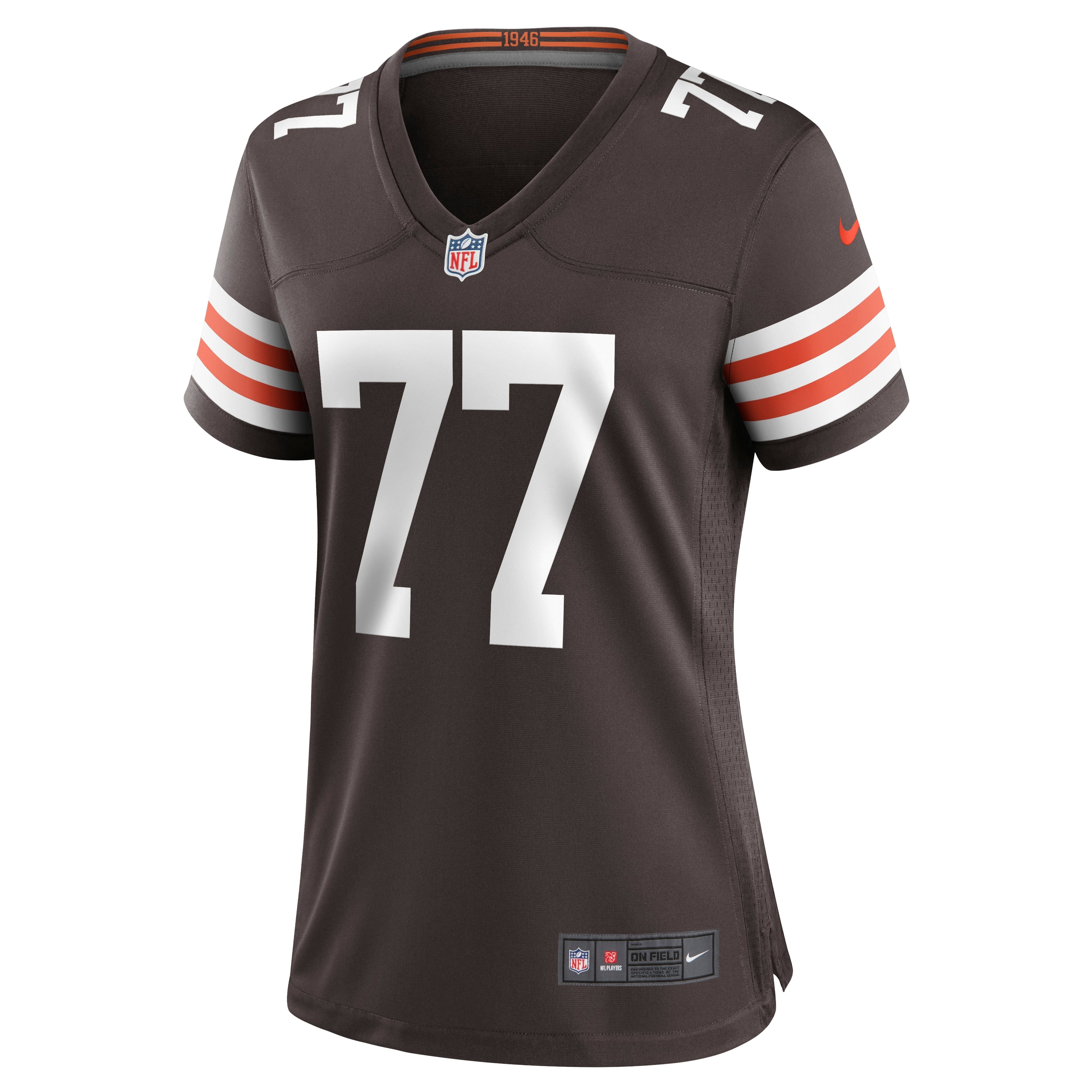 Women's Nike Wyatt Teller Brown Cleveland Browns Game Jersey