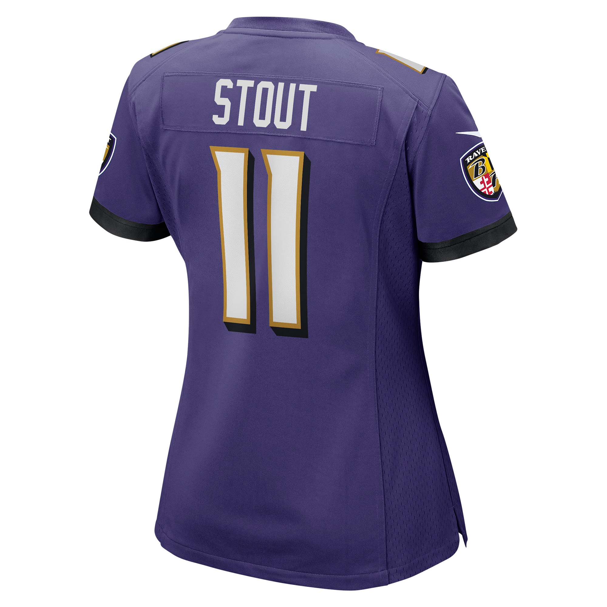 Jordans Stout Baltimore Ravens Nike Women's Player Game Jersey - Purple