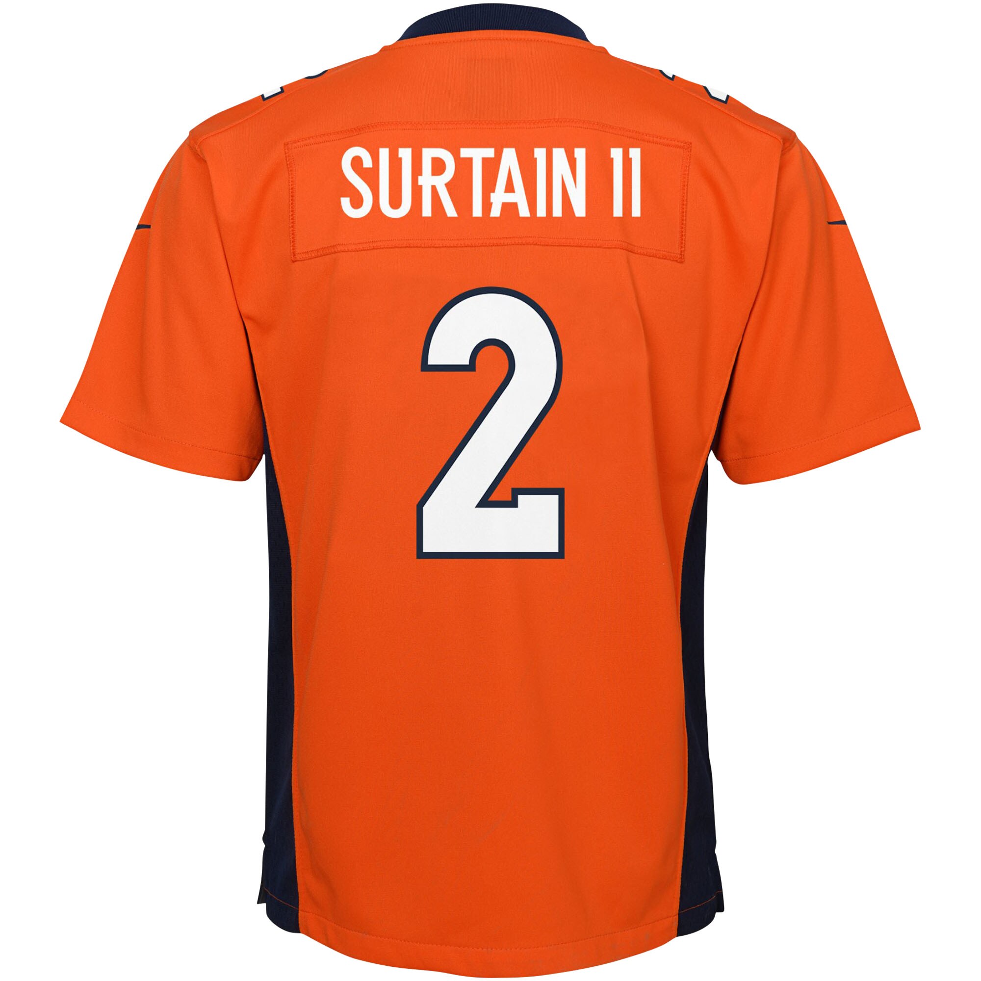 Patrick Surtain II Denver Broncos Nike Youth Game Jersey - Orange