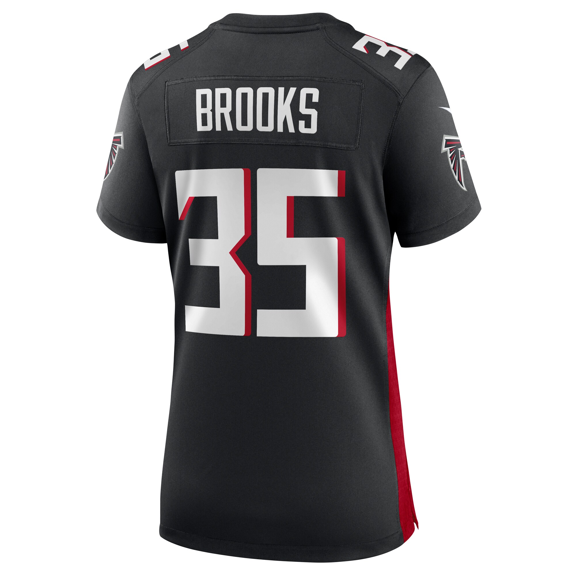 Natrone Brooks Atlanta Falcons Nike Women's Team Game Jersey -  Black