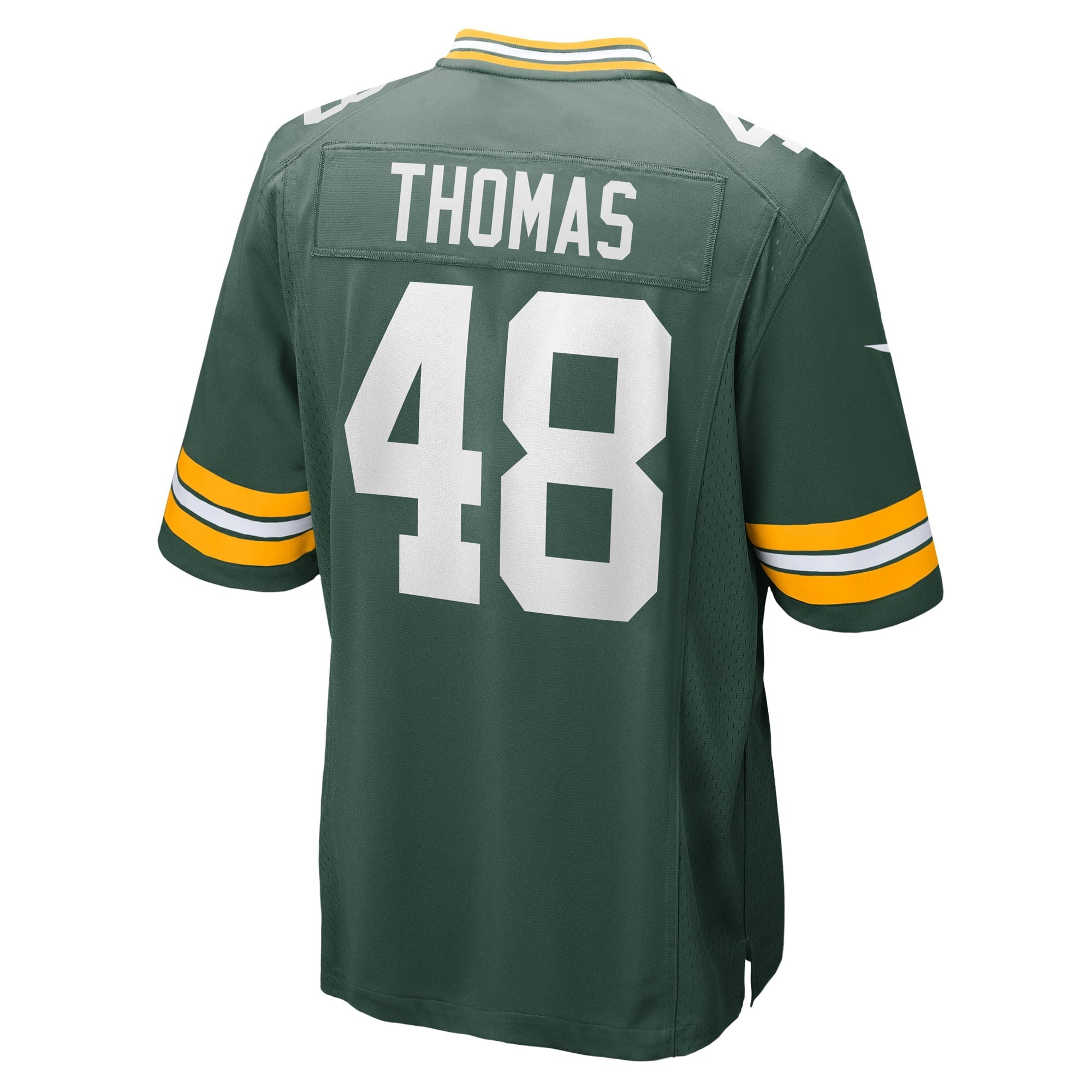 Men's Nike DQ Thomas Green Green Bay Packers Home Game Player Jersey