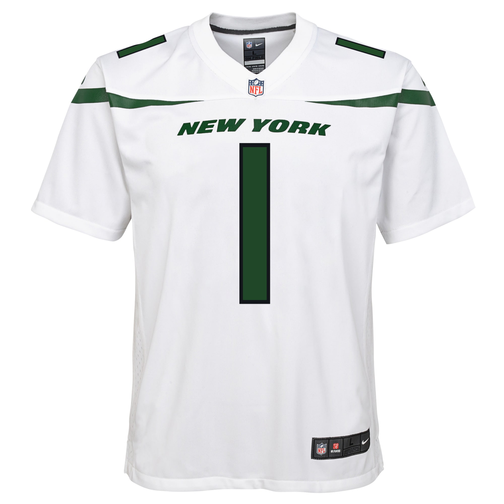 Ahmad Sauce Gardner New York Jets Nike Youth Game Jersey - White