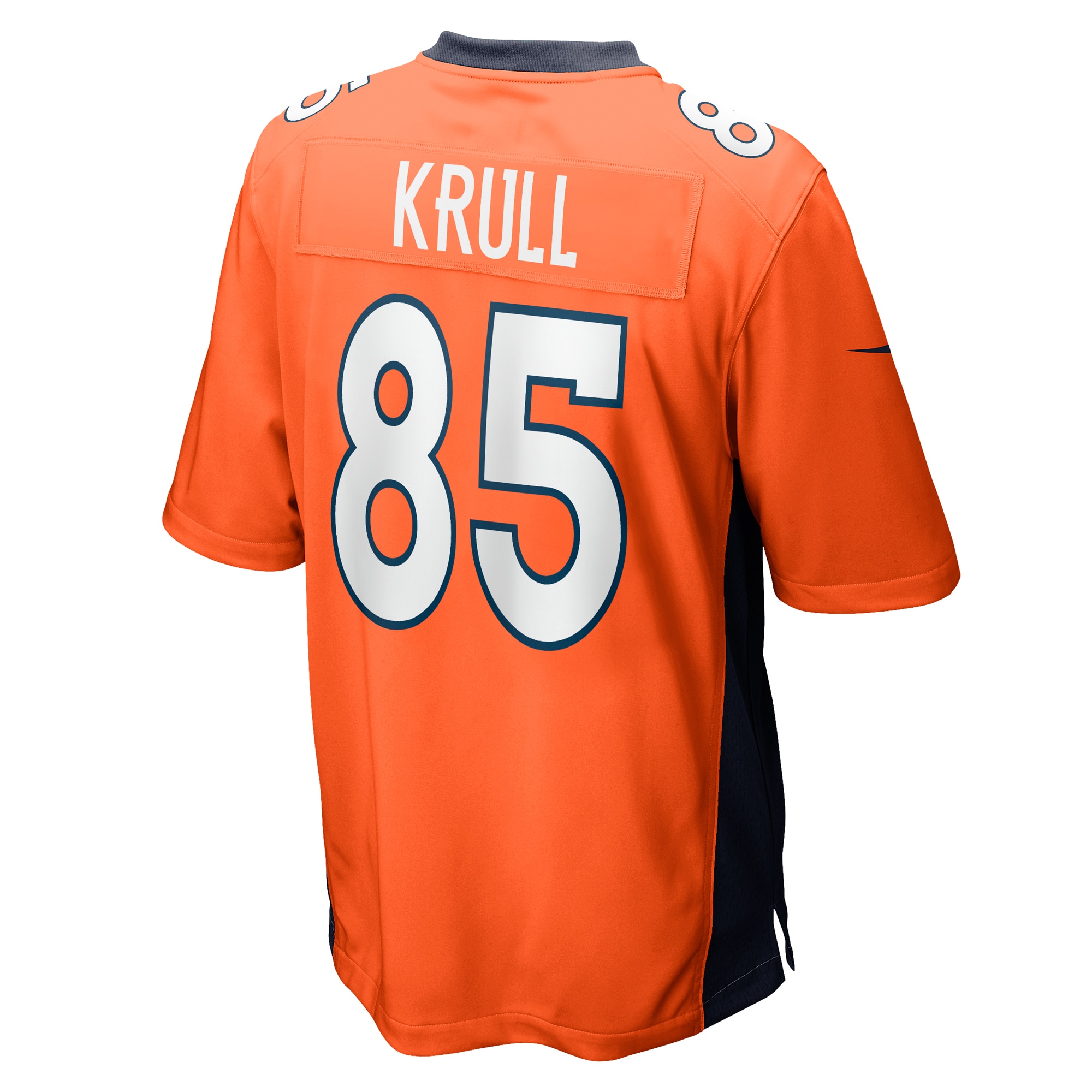 Lucas Krull Denver Broncos Nike Team Game Jersey -  Orange