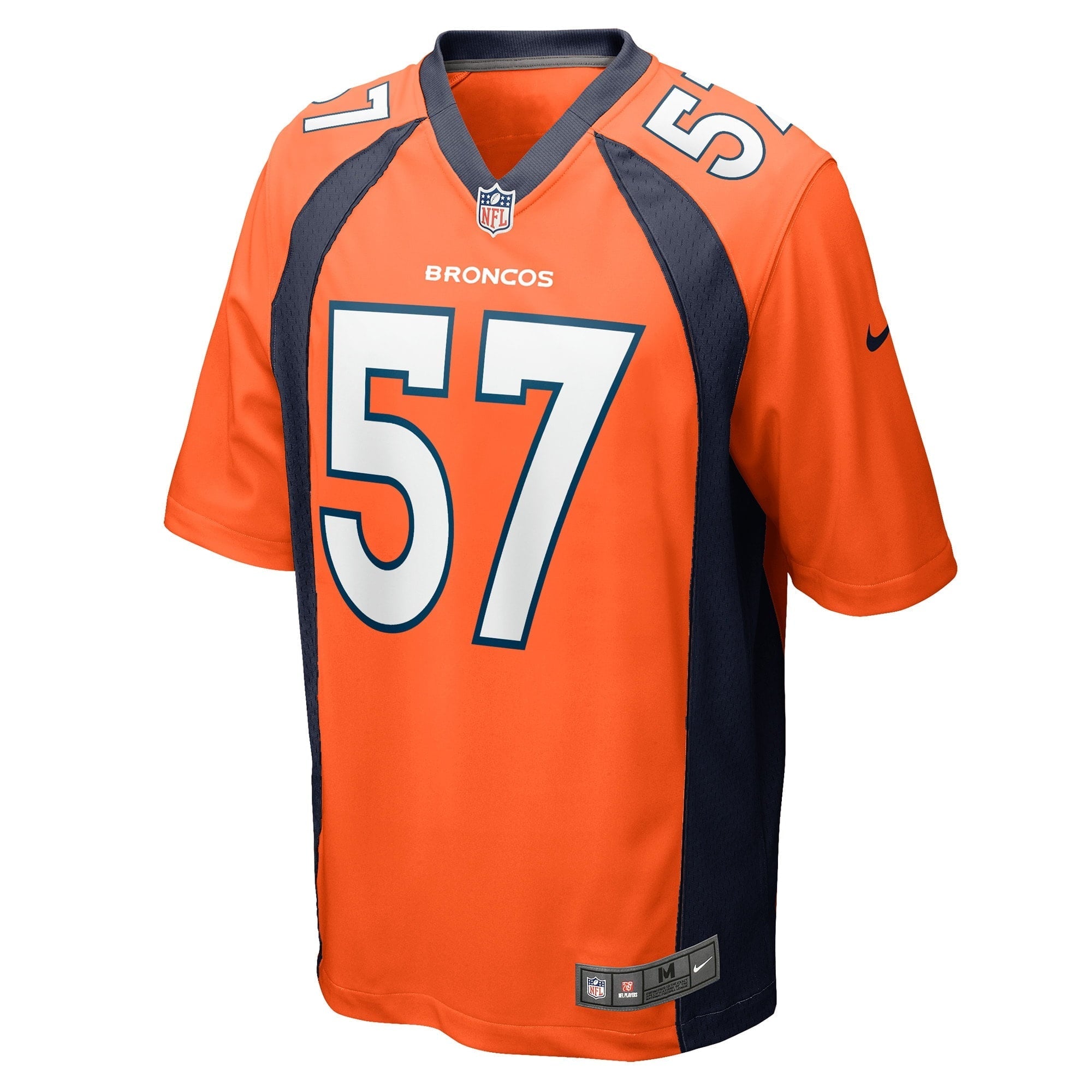 Men's Nike Billy Turner Orange Denver Broncos Game Player Jersey