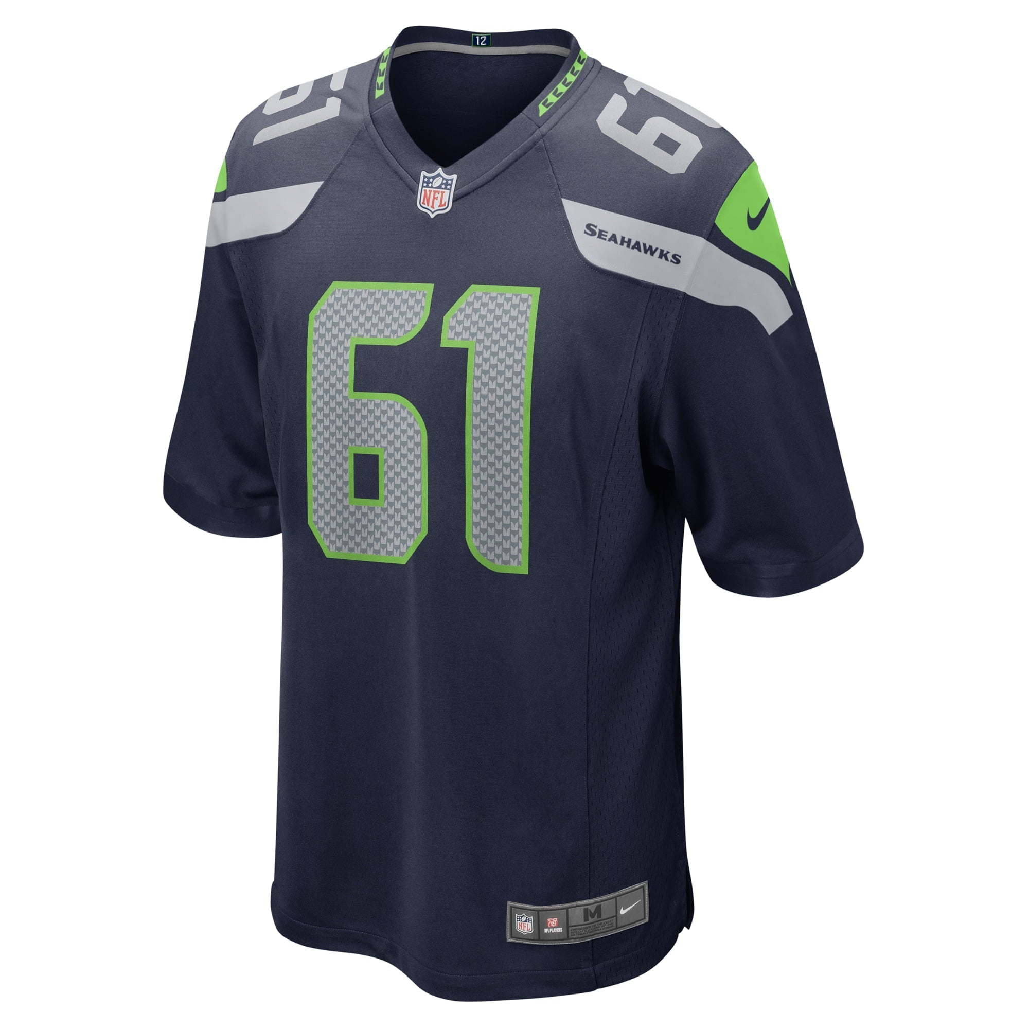 Men's Nike Kyle Fuller College Navy Seattle Seahawks Game Jersey