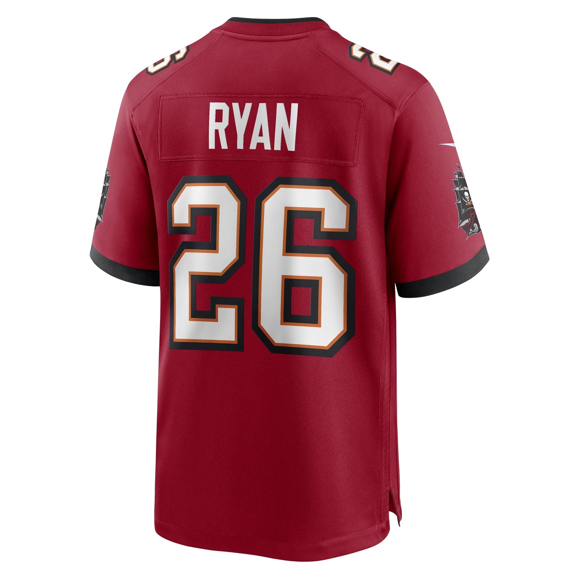 Men's Nike Logan Ryan Red Tampa Bay Buccaneers Game Player Jersey