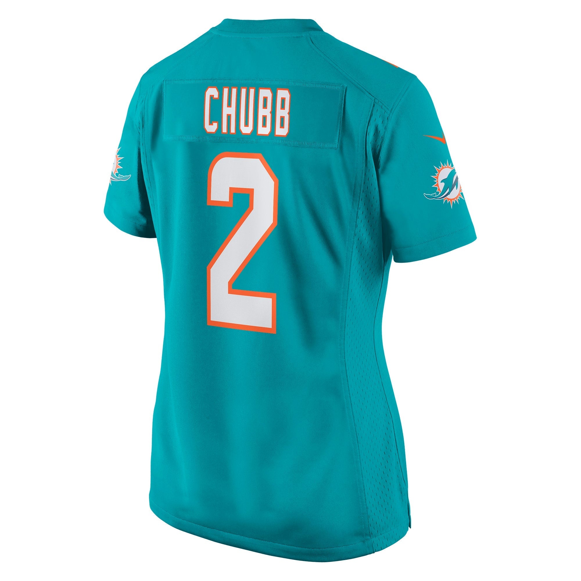 Women's Nike Bradley Chubb Aqua Miami Dolphins Game Player Jersey