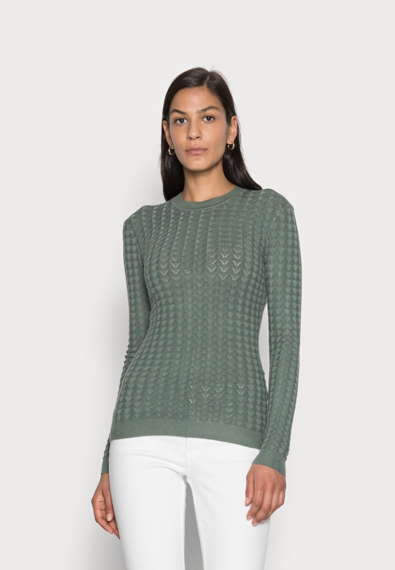 Cheap Anna Field Jersey De Punto – Green, Mujer L