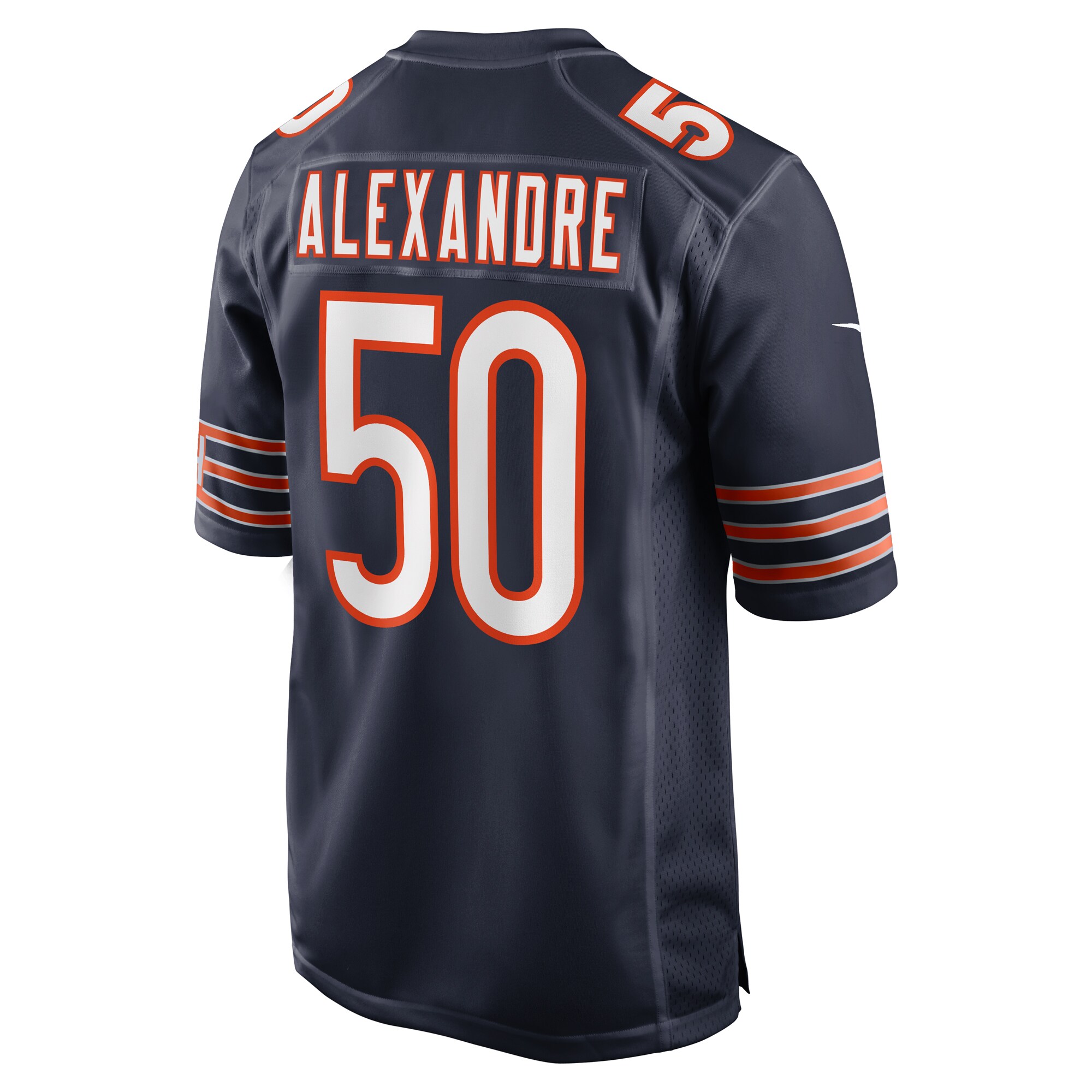 Deslin Alexandre Chicago Bears Nike Team Game Jersey -  Navy