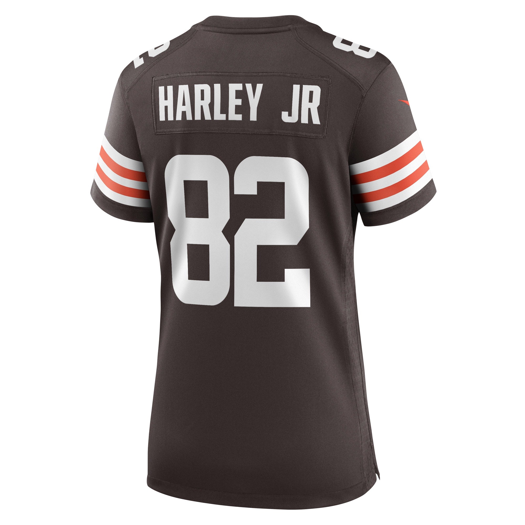 Women's Nike Mike Harley Jr. Brown Cleveland Browns Game Player Jersey