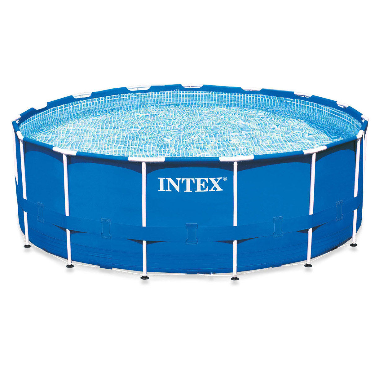 Intex Metal Frame Pool Set, 15-Feet by 48-Inch (Older Model) - Texas Outlet