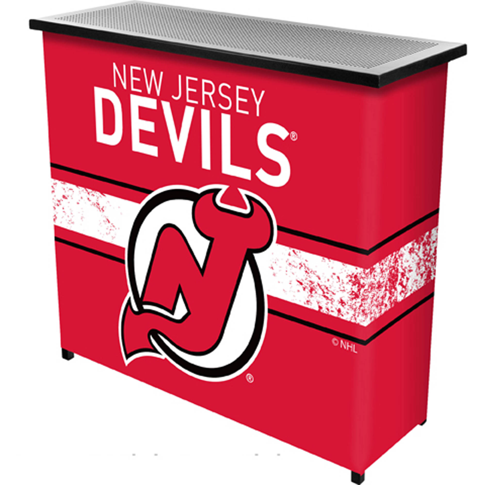 NHL Portable Bar with Carrying Case, New Jersey Devils