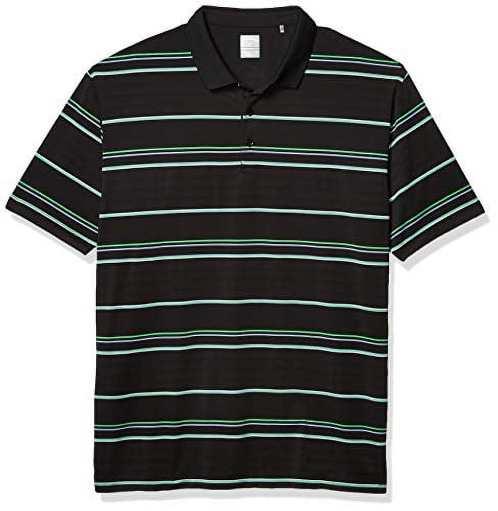 Callaway Engineered Roadmap Textured Short Sleeve Golf Polo Shirt, Caviar, Large