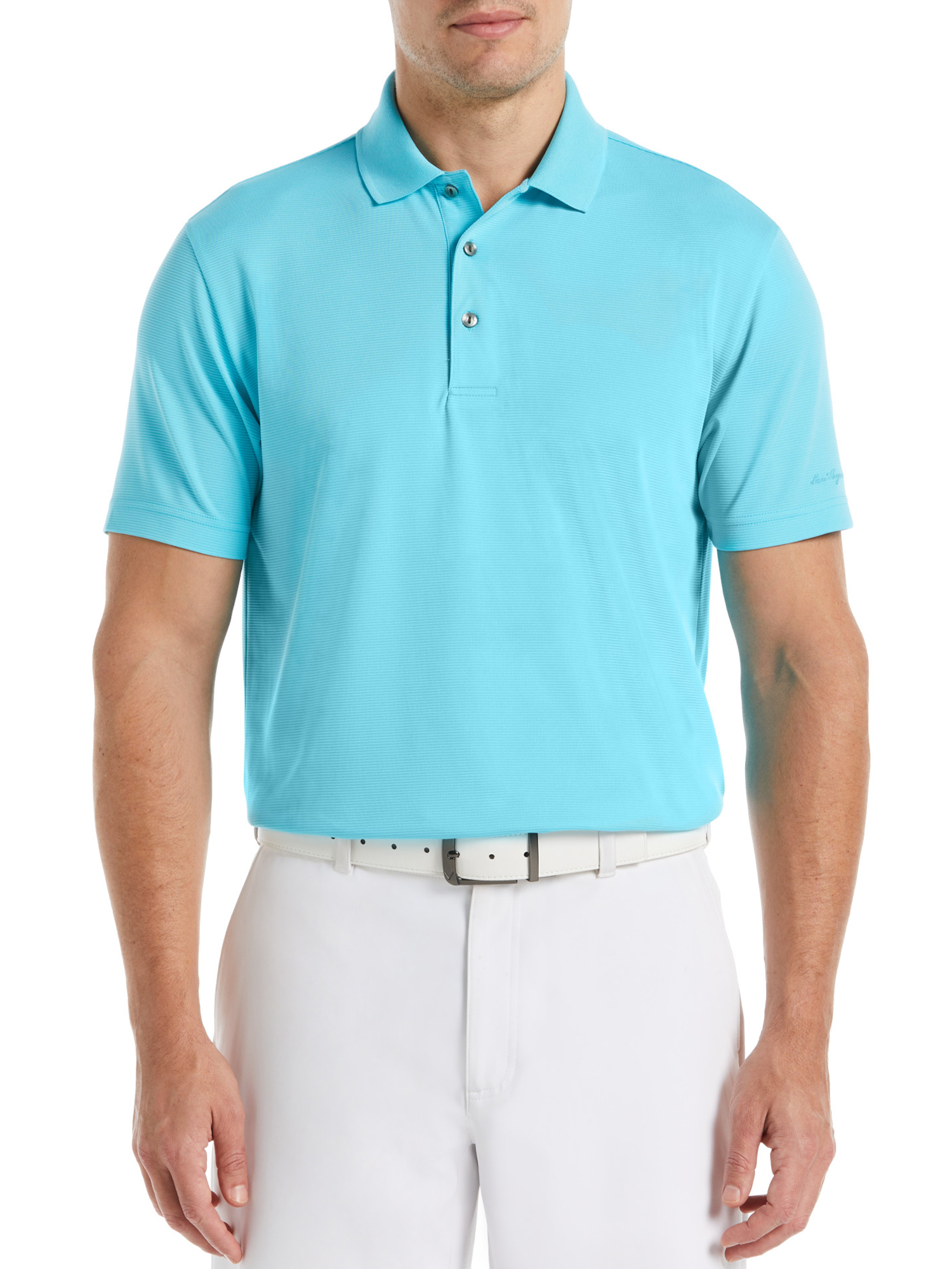 Ben Hogan Performance Men's Solid Ottoman Golf Polo Shirt
